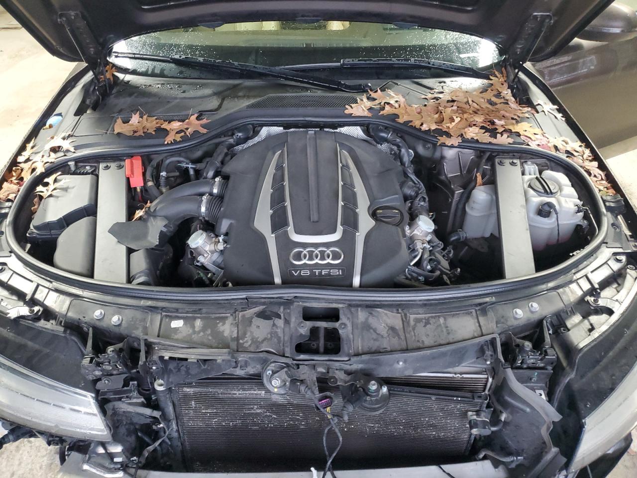 2015 Audi A8 VIN WAU32AFD0FN032818 Copart auction photo, front end damage thumbnail 11