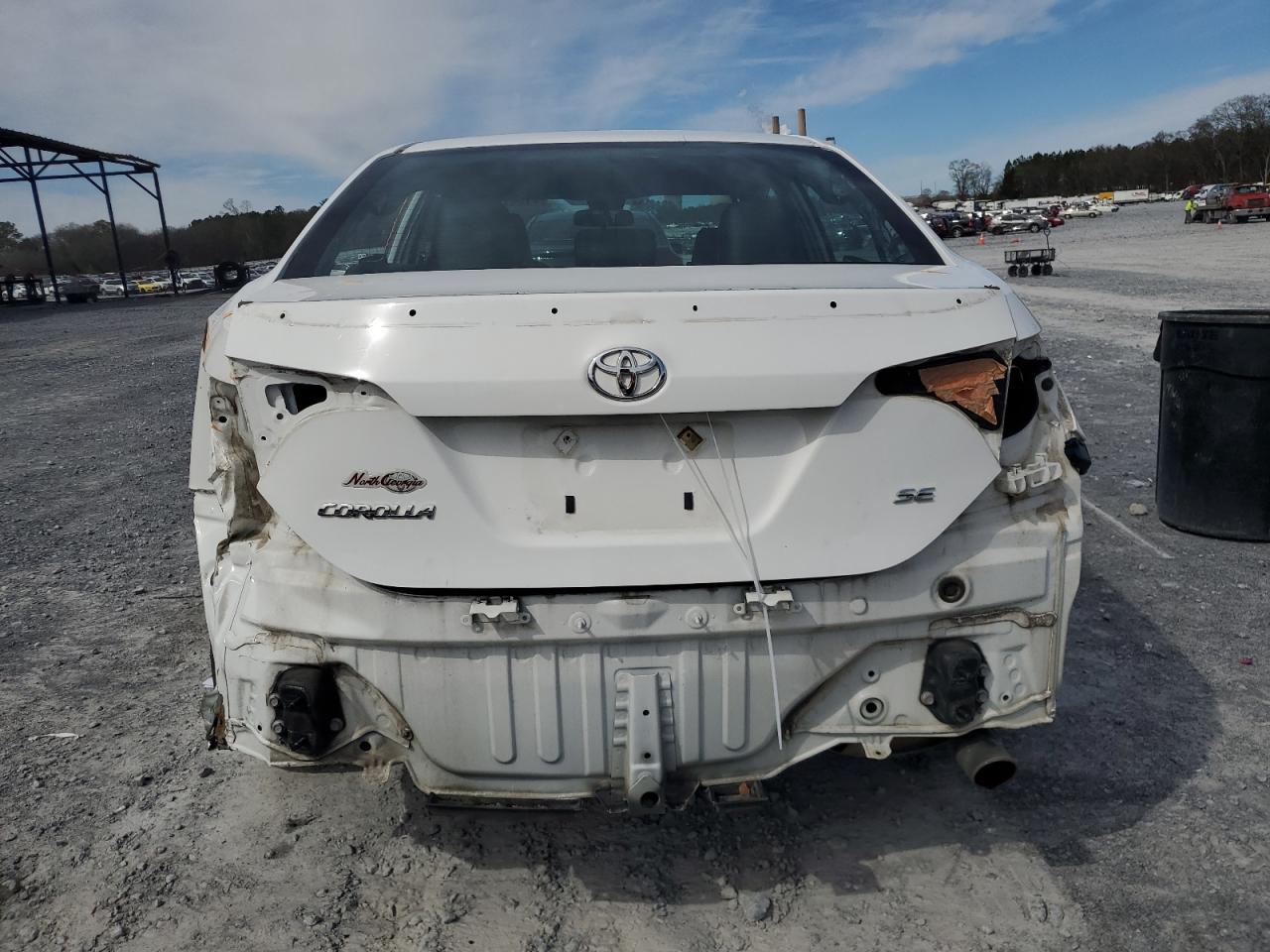 2017 Toyota Corolla VIN 2T1BURHE7HC768321 Copart auction photo, rear end damage thumbnail 6
