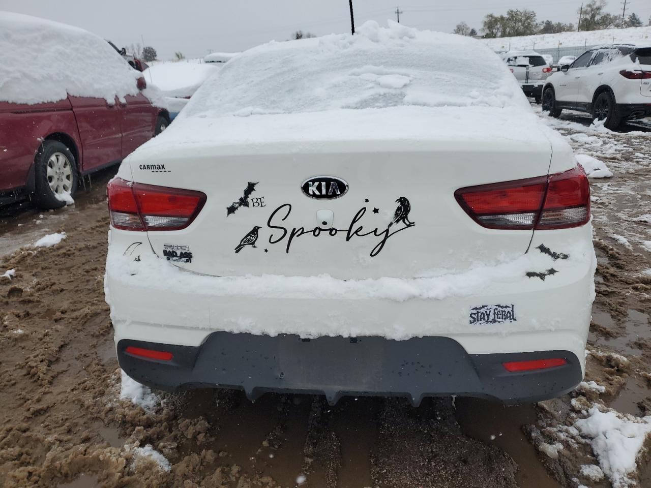 2020 KIA Rio VIN 3KPA24AD1LE320818 Copart auction photo, front end damage thumbnail 6