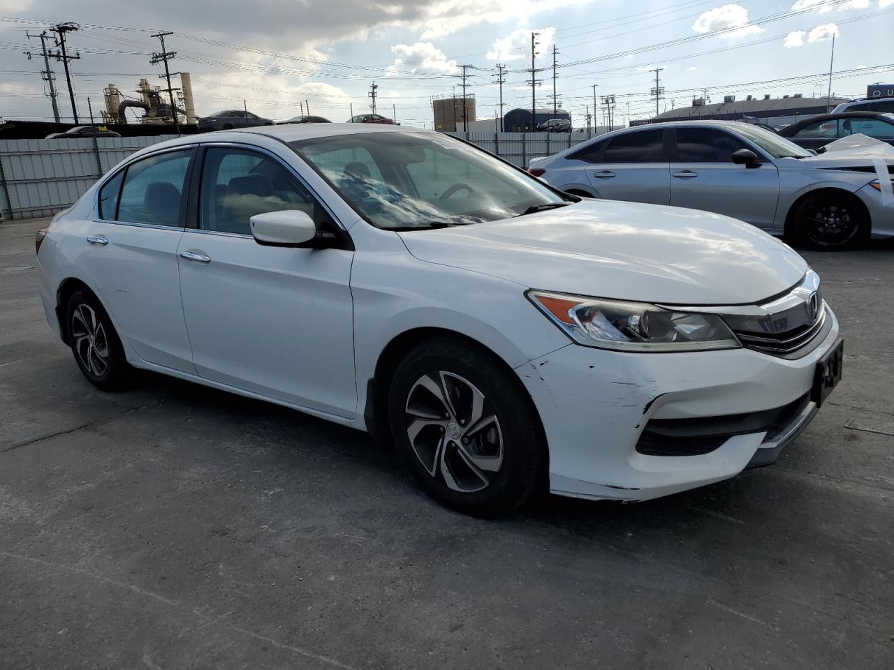2017 Honda Accord VIN 1HGCR2F35HA149303 Copart auction photo, side / front end damage thumbnail 4