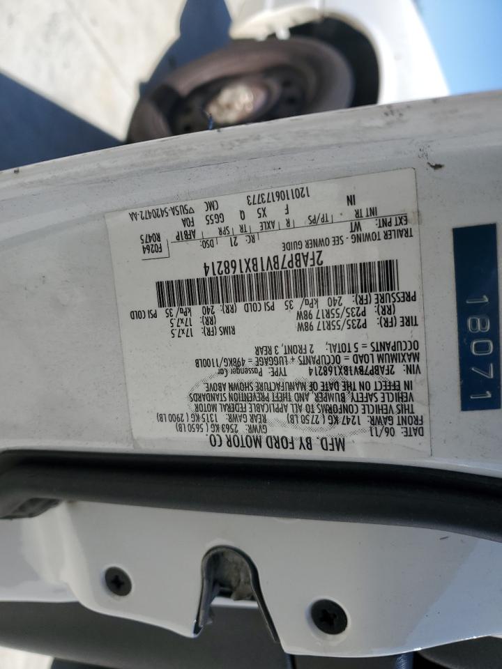 2011 Ford Crown Victoria VIN 2FABP7BV1BX168214 Copart auction photo, rear end damage thumbnail 12