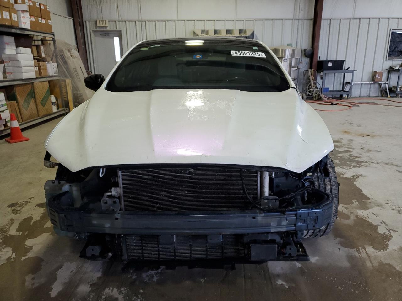 2019 Ford Fusion VIN 3FA6P0HD4KR249813 Copart auction photo, front end / all over damage thumbnail 5