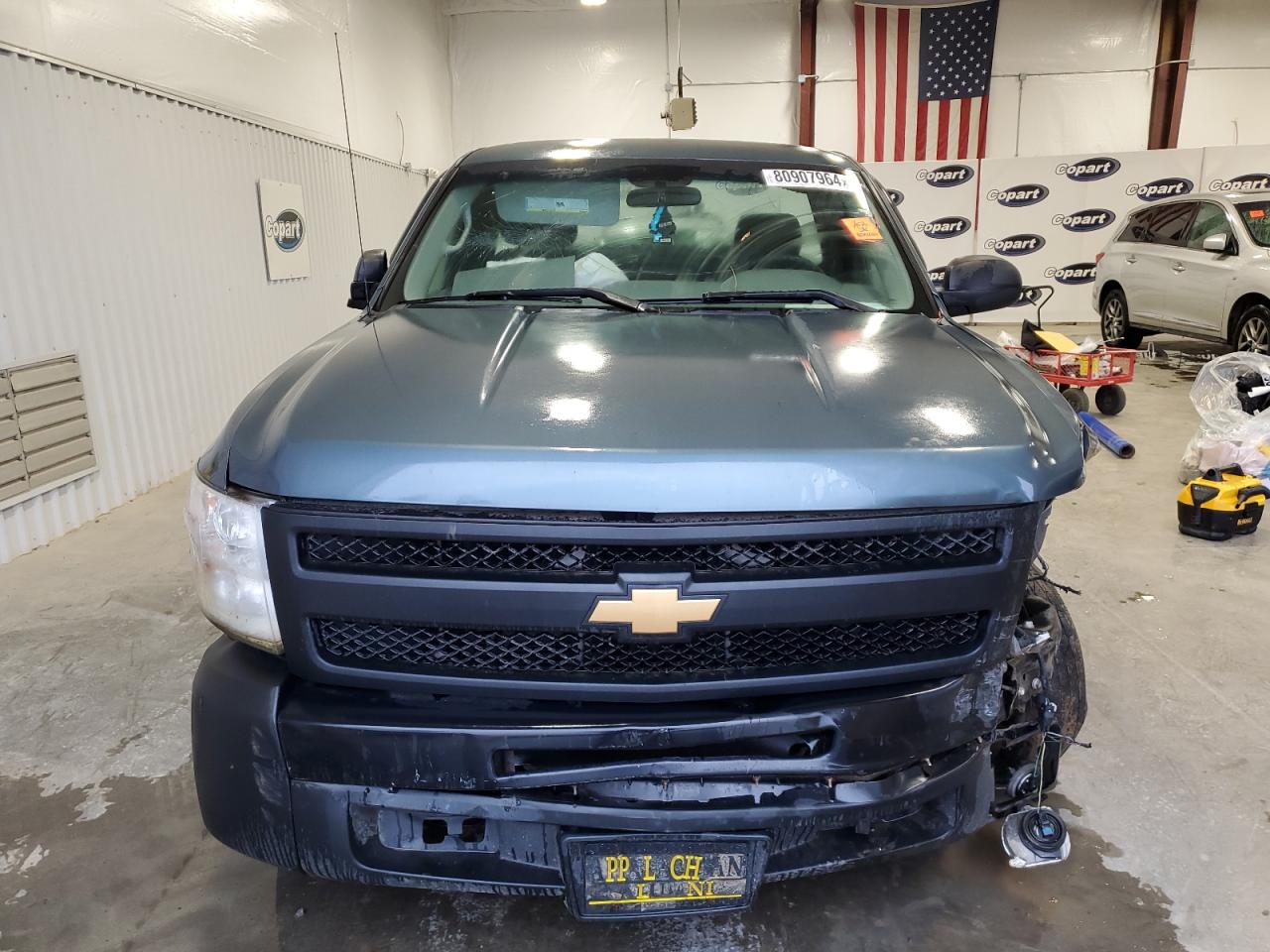 2013 Chevrolet Silverado VIN 1GCNCPEX3DZ137463 Copart auction photo, all over damage thumbnail 5