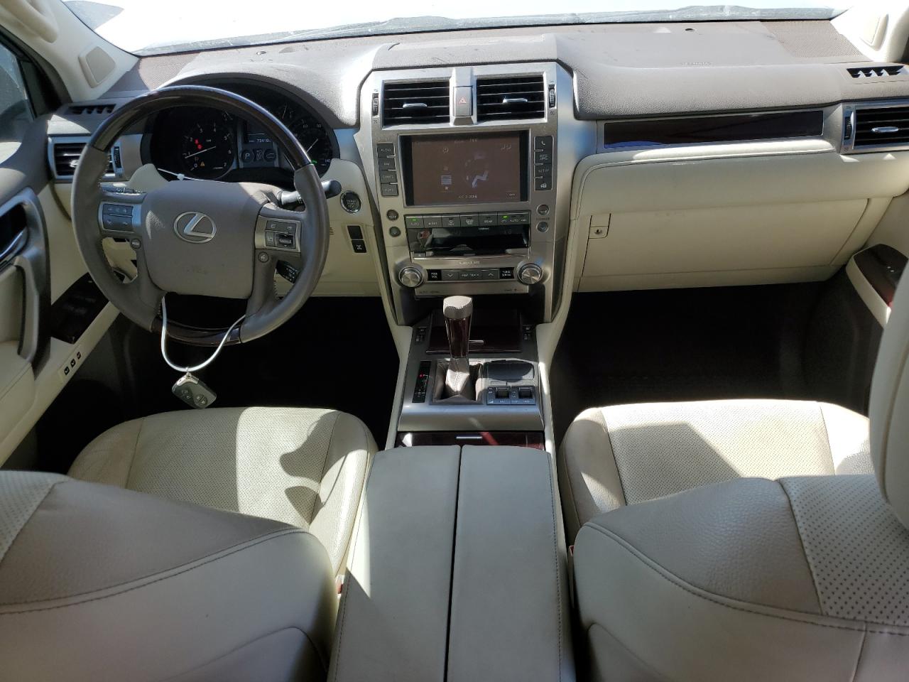 2019 Lexus GX VIN JTJBM7FXXK5223224 Copart auction photo, front end damage thumbnail 8