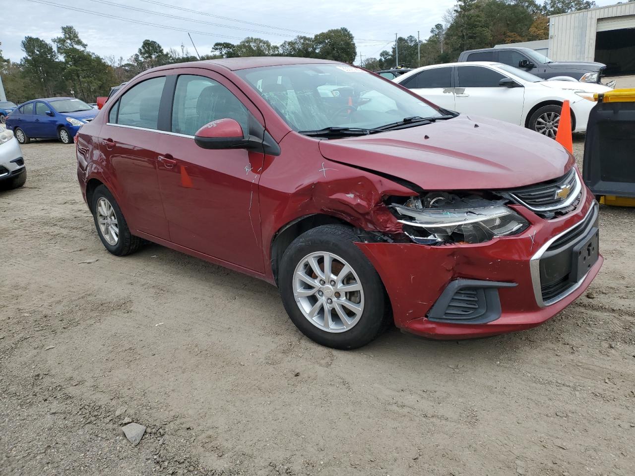 2017 Chevrolet Sonic VIN 1G1JD5SH2H4103474 Copart auction photo, front end damage thumbnail 4