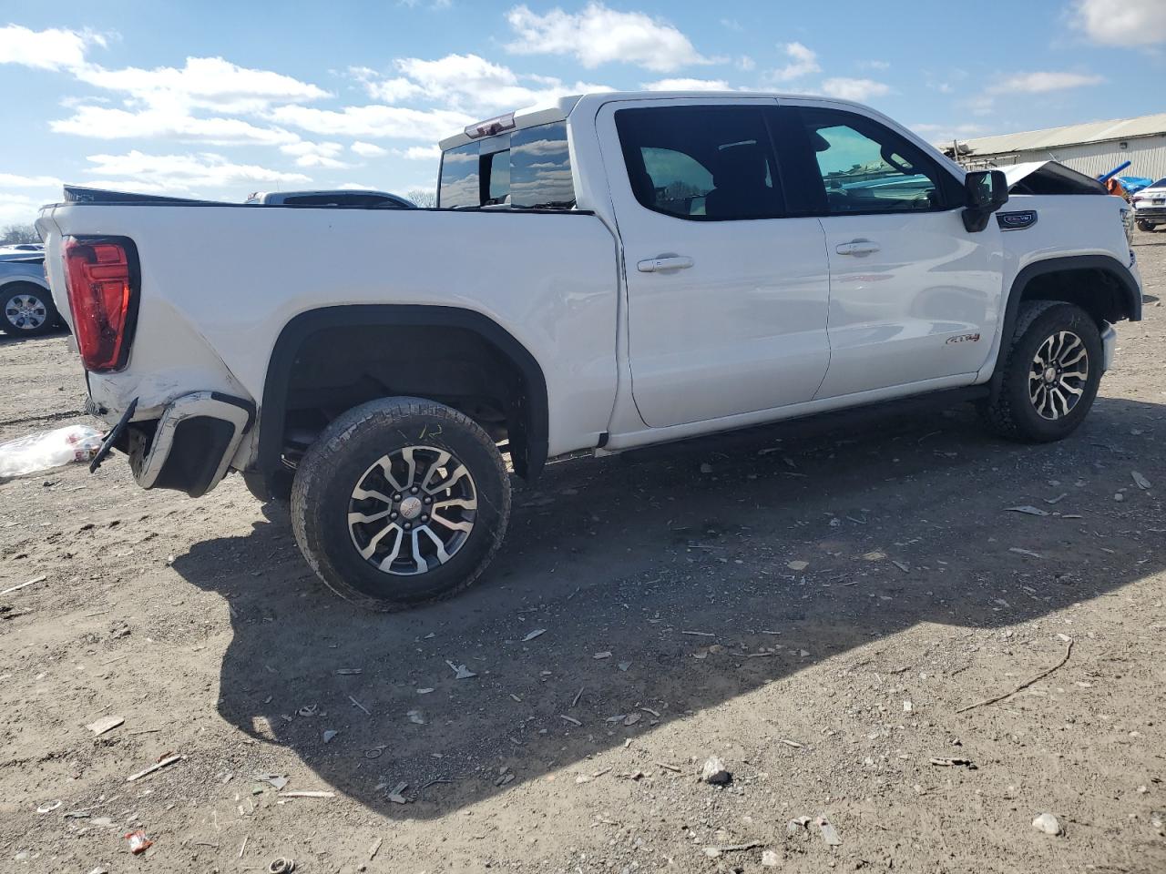 2021 GMC Sierra VIN 3GTP9EEL4MG158153 Copart auction photo, front end / rear end damage thumbnail 3