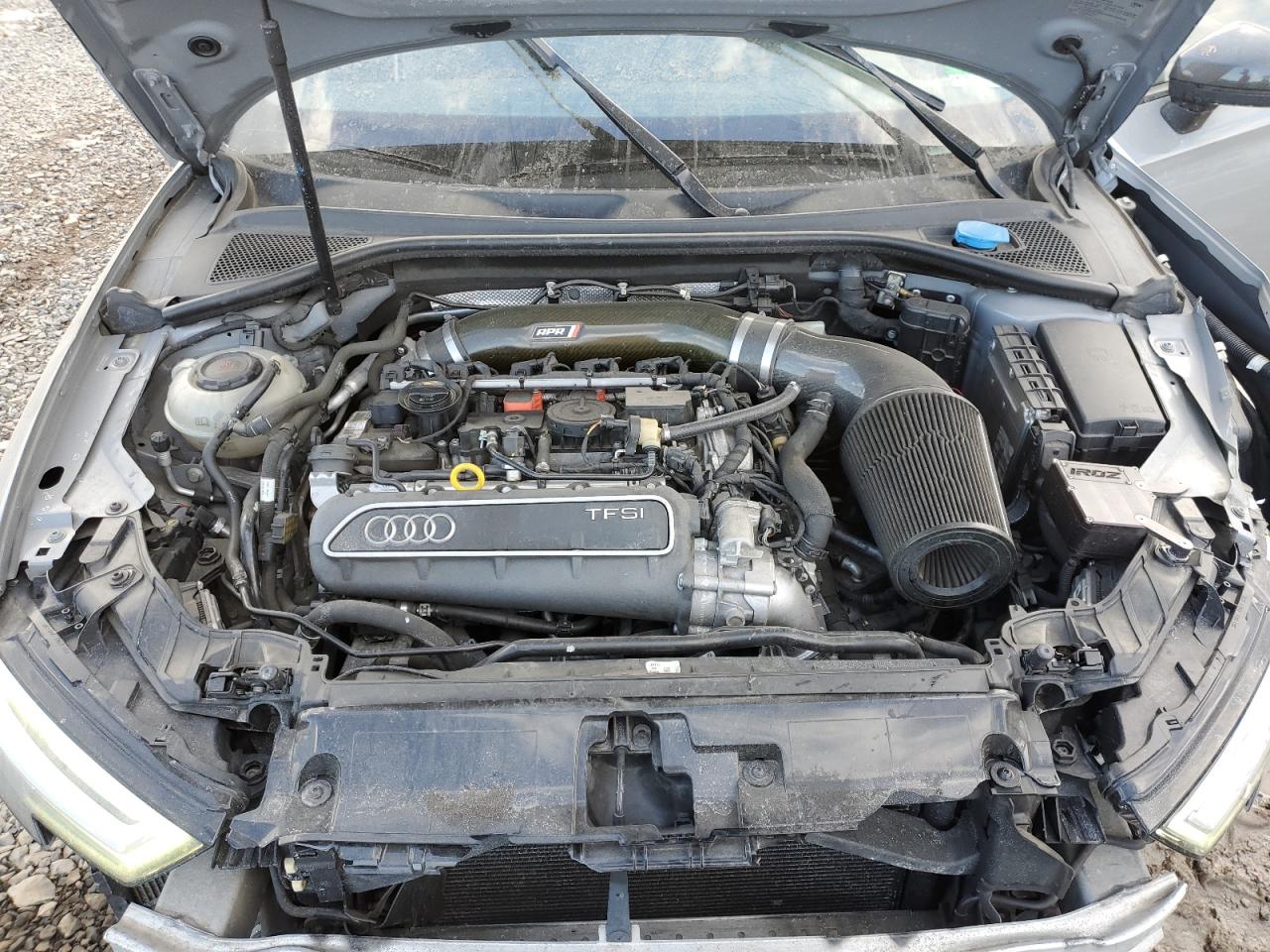 2018 Audi RS3 VIN WUABWGFF1J1906295 Copart auction photo, side / front end damage thumbnail 7