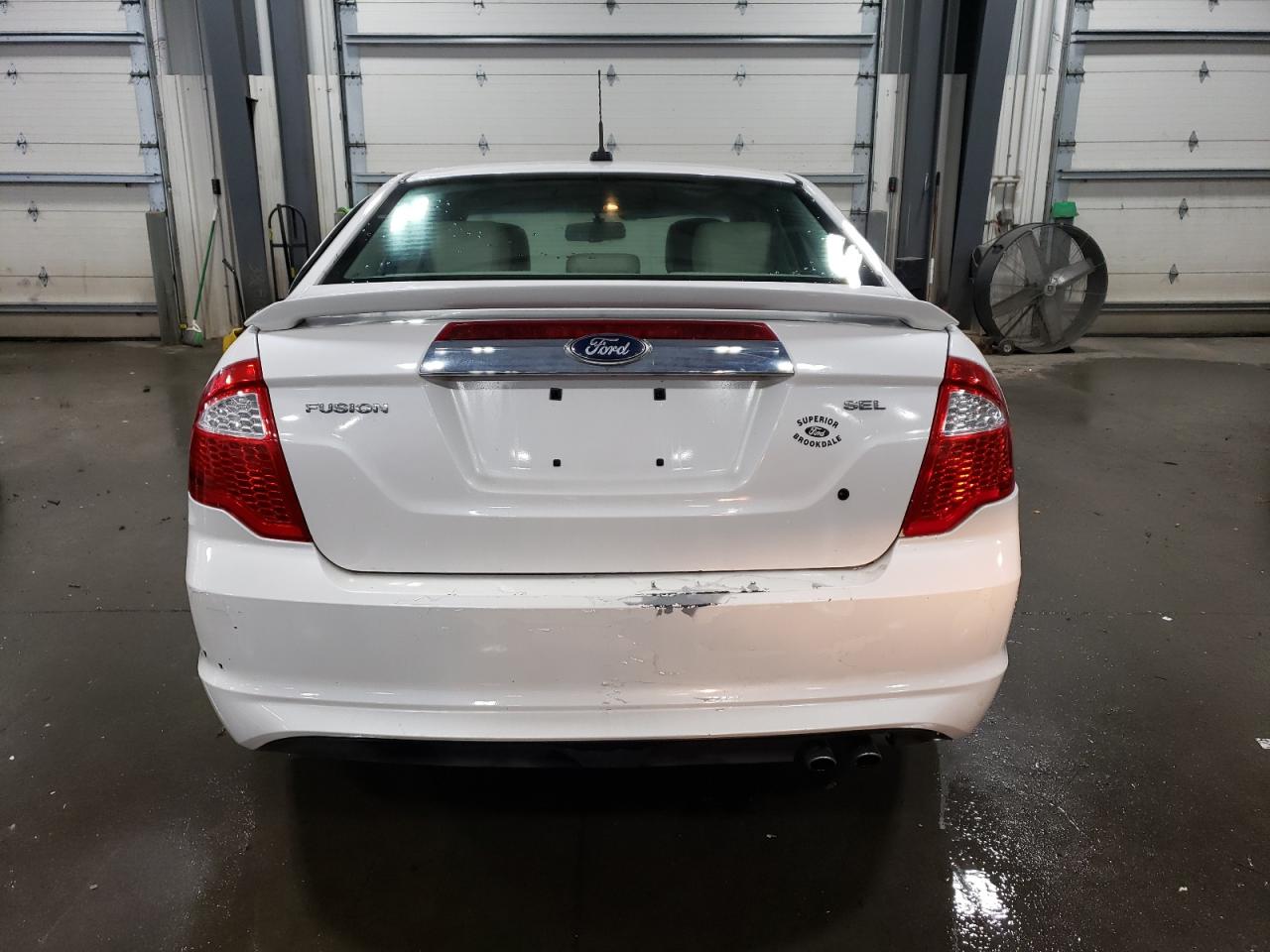 2011 Ford Fusion VIN 3FAHP0JA1BR256520 Copart auction photo, front end / side damage thumbnail 6