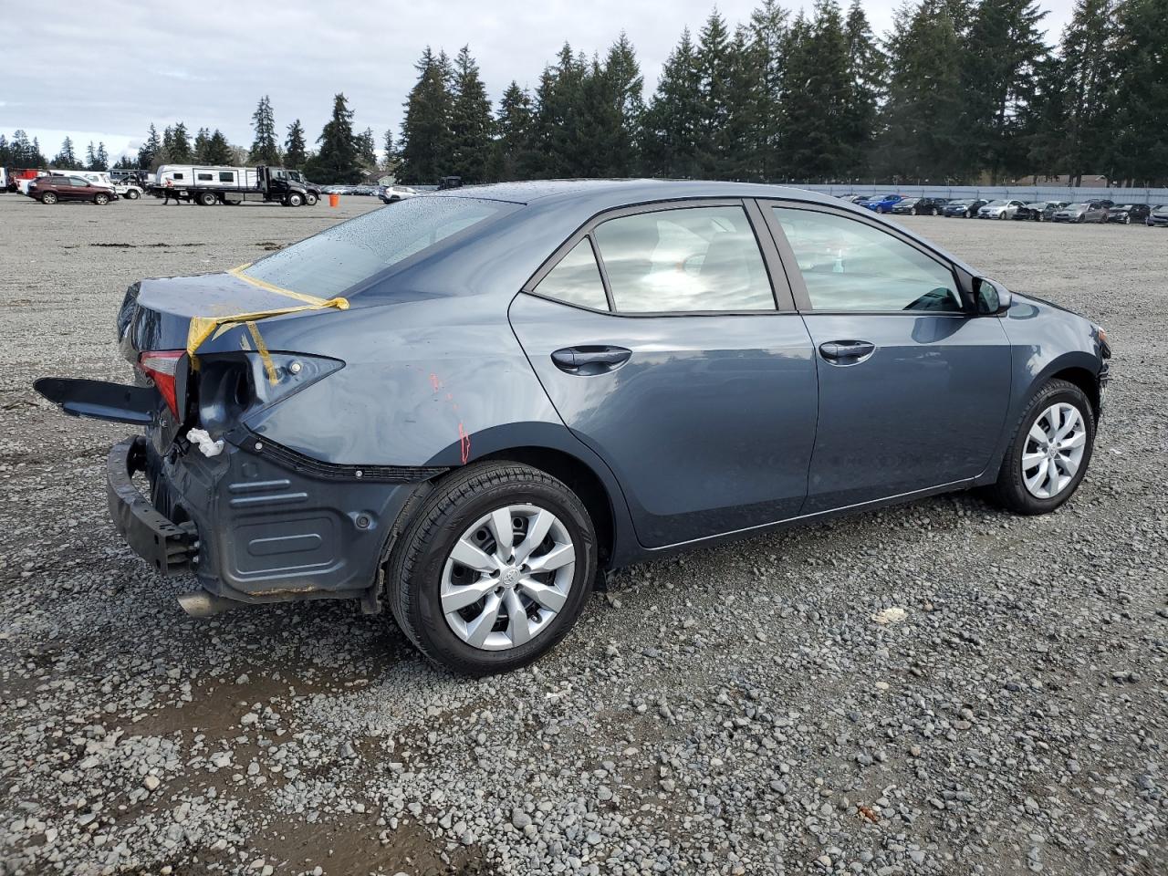 2014 Toyota Corolla VIN 2T1BURHE9EC037515 Copart auction photo, rear end / front end damage thumbnail 3