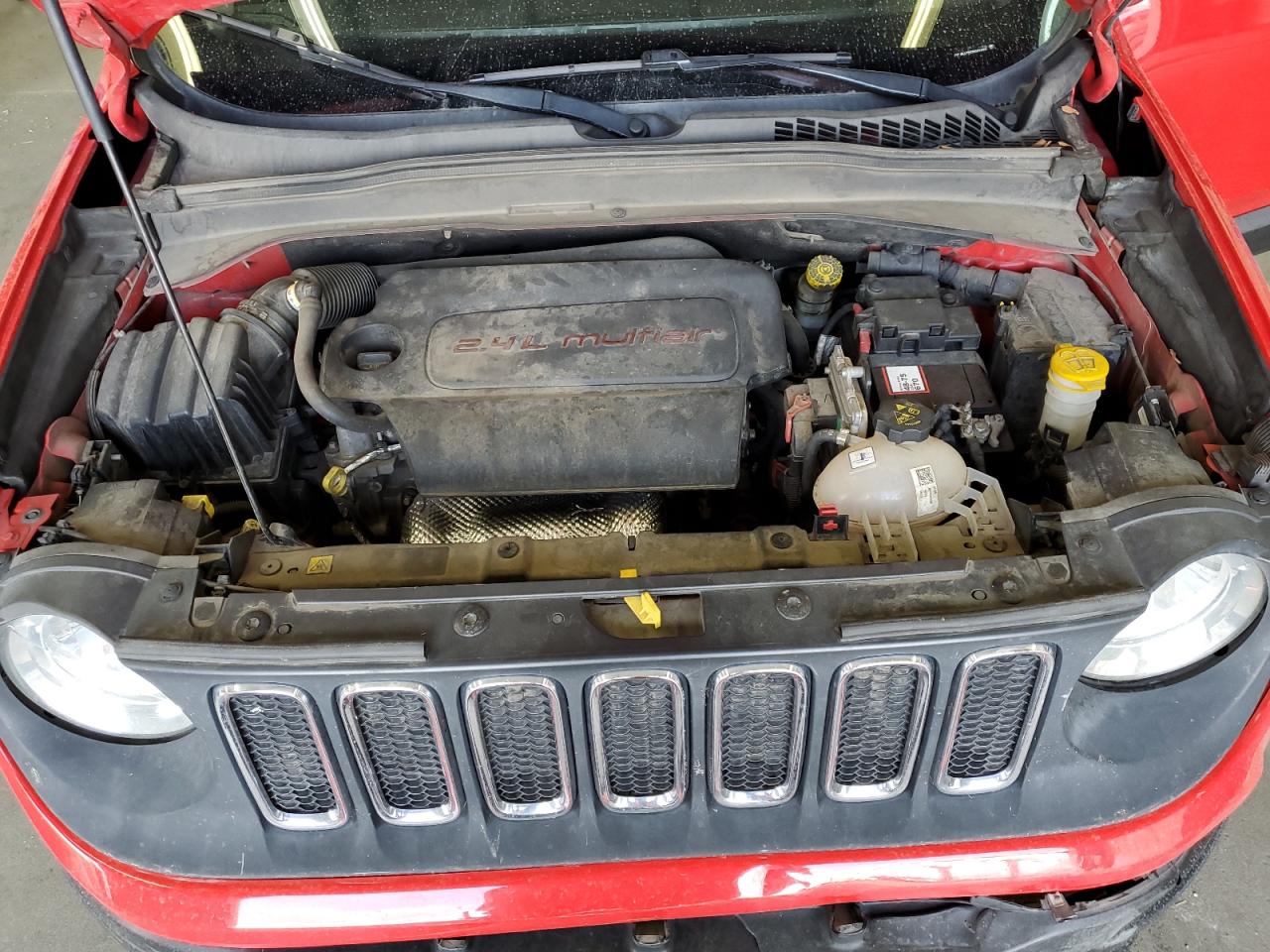 2015 Jeep Renegade VIN ZACCJBAT0FPB62883 Copart auction photo, front end damage thumbnail 12