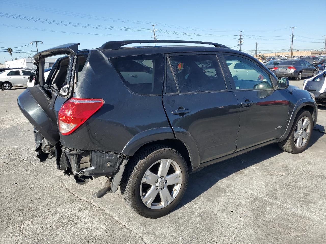 2007 Toyota RAV 4 VIN JTMZD32V975032609 Copart auction photo, rear end damage thumbnail 3