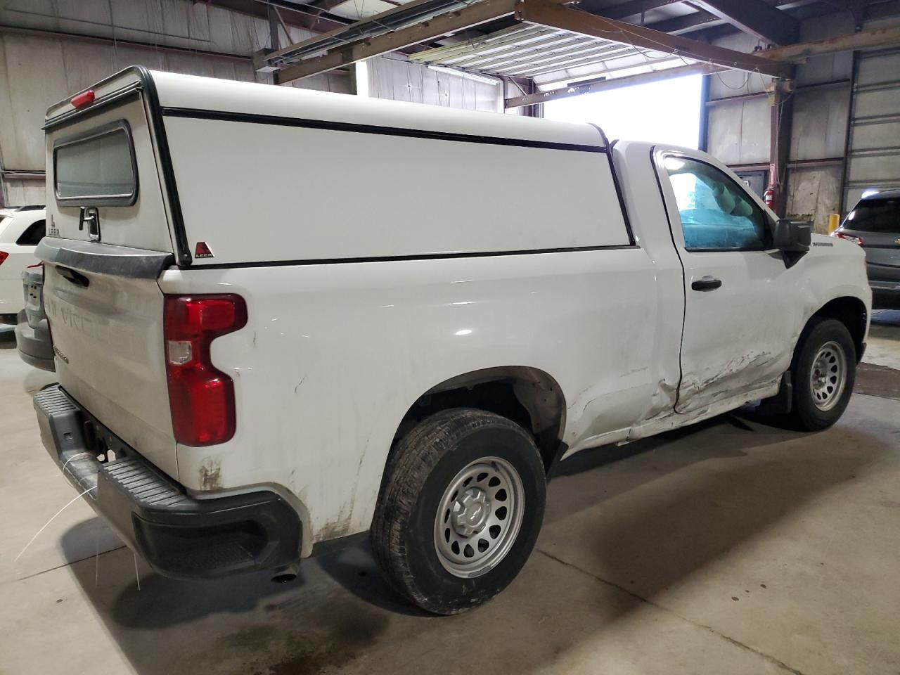 2023 Chevrolet Silverado VIN 3GCNAAEK1PG337804 Copart auction photo, side damage thumbnail 3