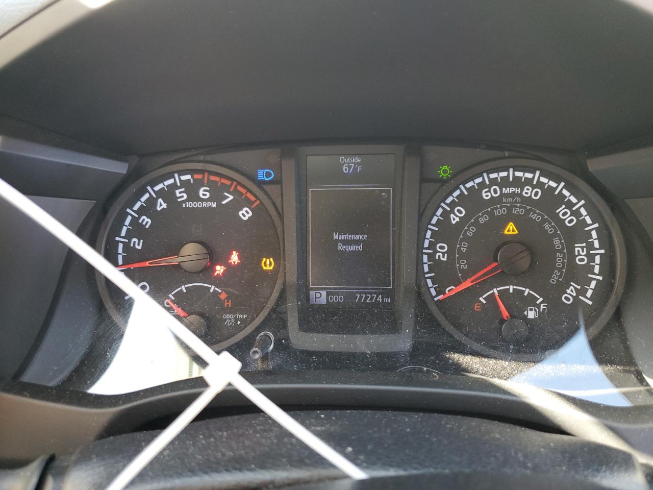 2020 Toyota Tacoma VIN 5TFAX5GN3LX170248 Copart auction photo, side / all over damage thumbnail 9