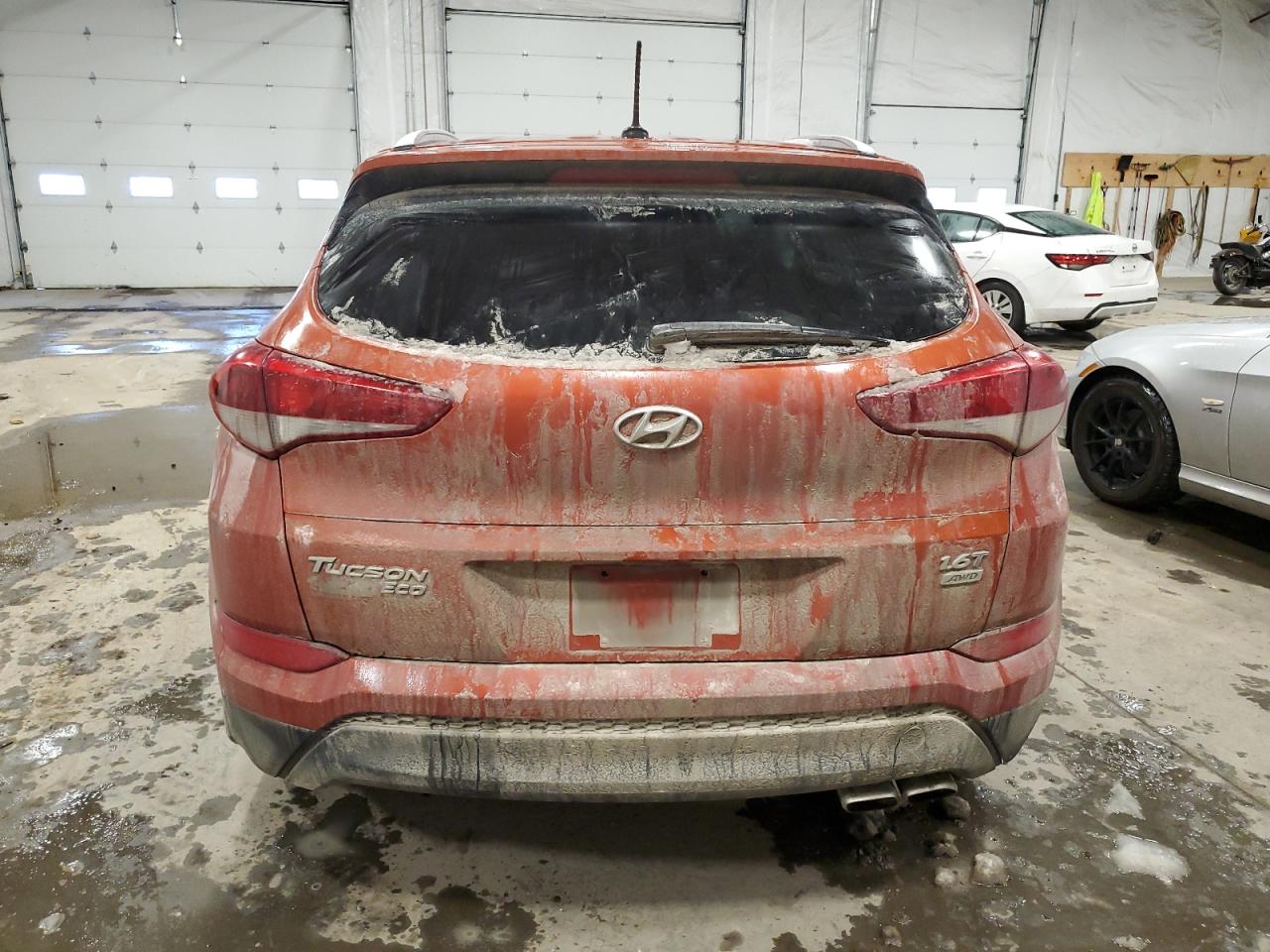 2016 Hyundai Tucson VIN KM8J3CA29GU231216 Copart auction photo, all over / undercarriage damage thumbnail 6