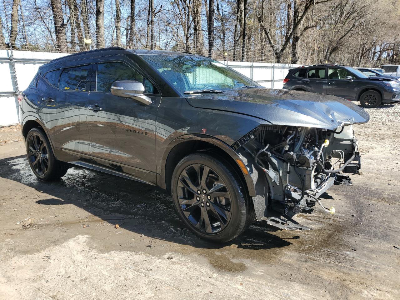 2020 Chevrolet Blazer VIN 3GNKBERS2LS649520 Copart auction photo, front end damage thumbnail 4