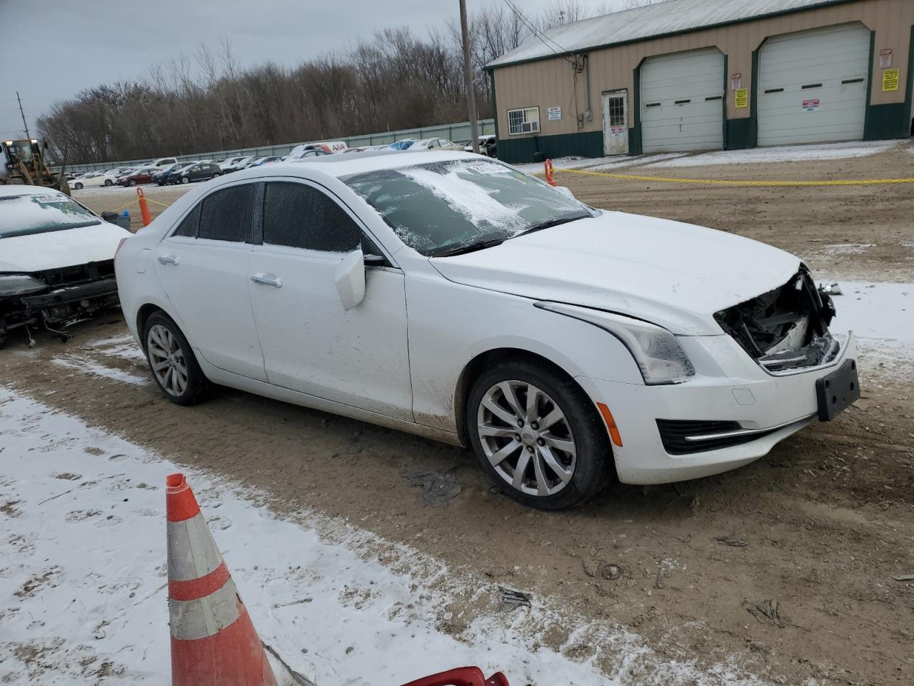 2018 Cadillac ATS VIN 1G6AE5RX3J0152863 Copart auction photo, front end damage thumbnail 4