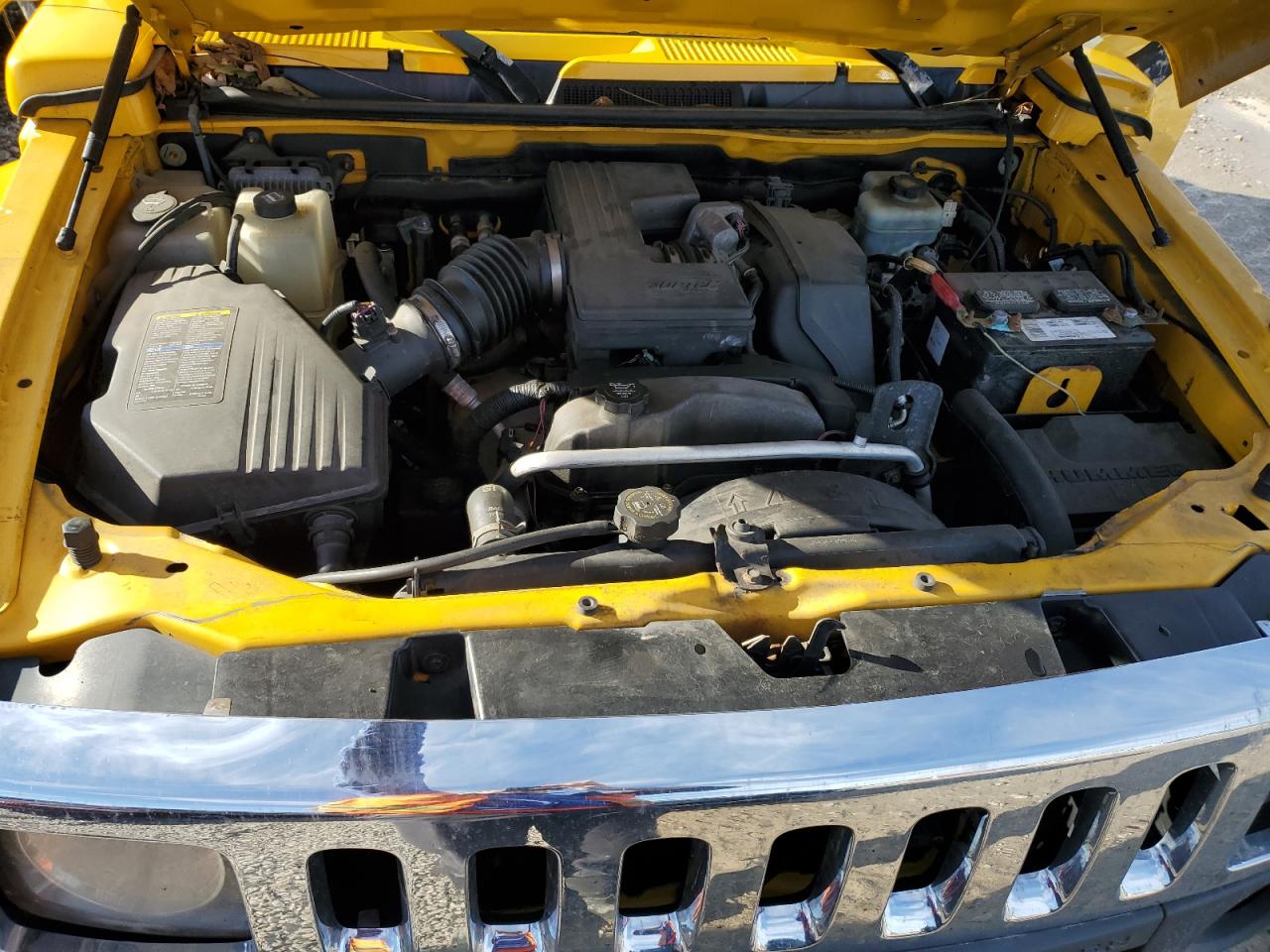 2007 Hummer H3 VIN 5GTDN13EX78196906 Copart auction photo, all over damage thumbnail 12
