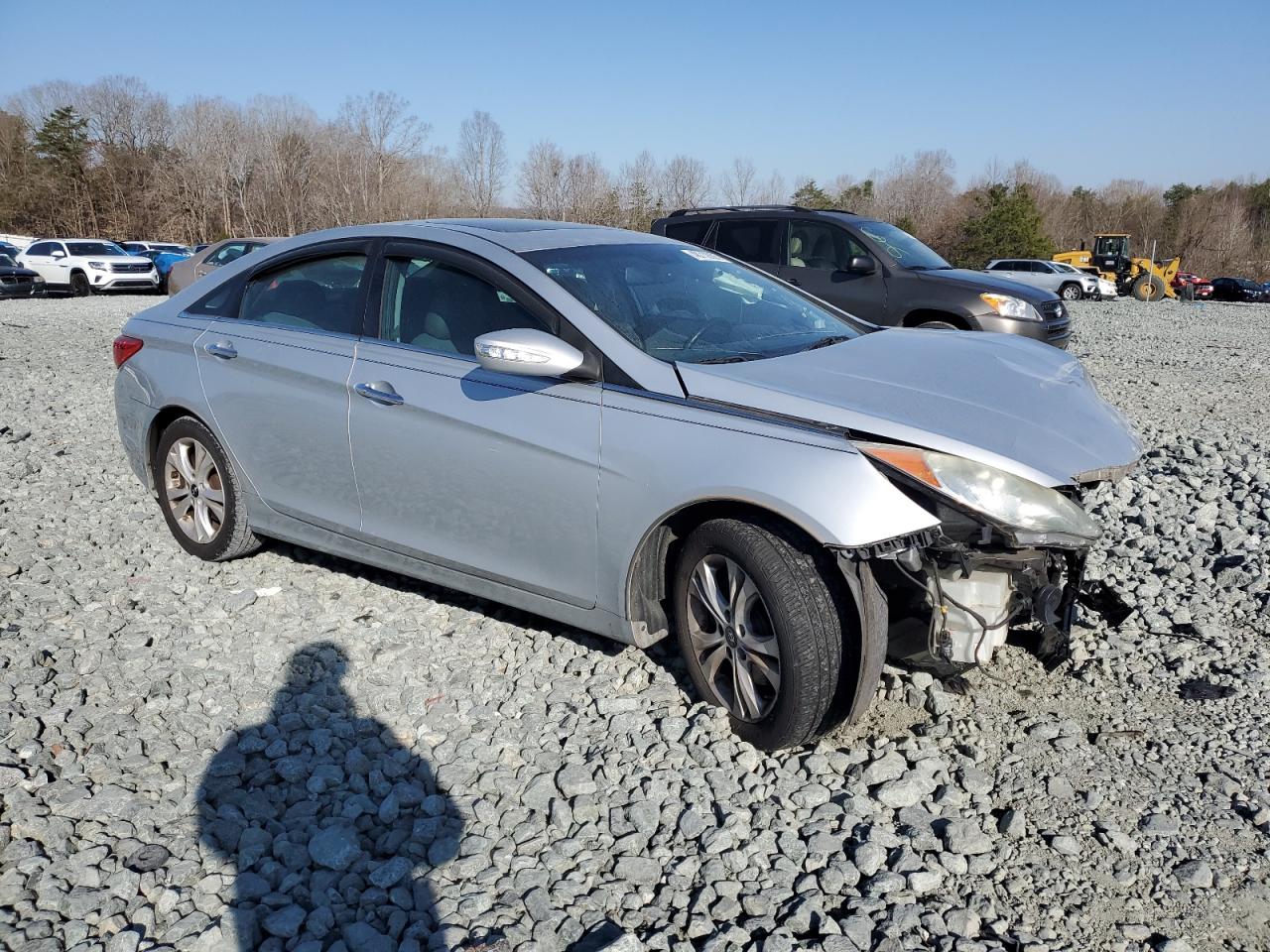 2011 Hyundai Sonata VIN 5NPEC4AC5BH261157 Copart auction photo, front end damage thumbnail 4