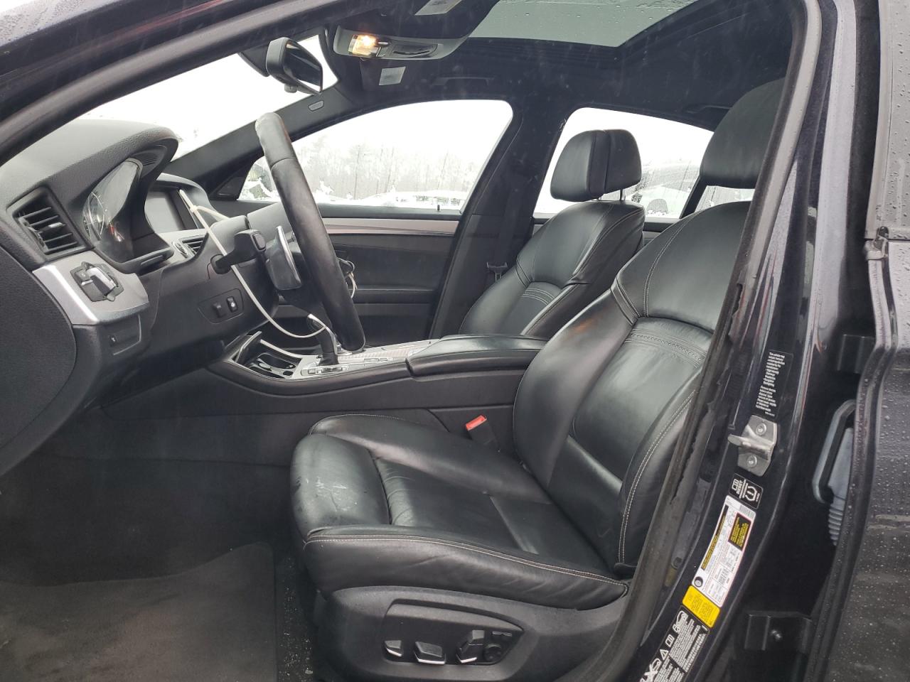 2015 BMW 5er VIN WBA5B3C57FD541053 Copart auction photo, front end damage thumbnail 7
