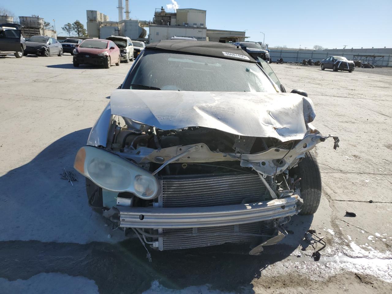 2004 Chrysler Sebring VIN 1C3EL55R24N347098 Copart auction photo, front end / side damage thumbnail 5