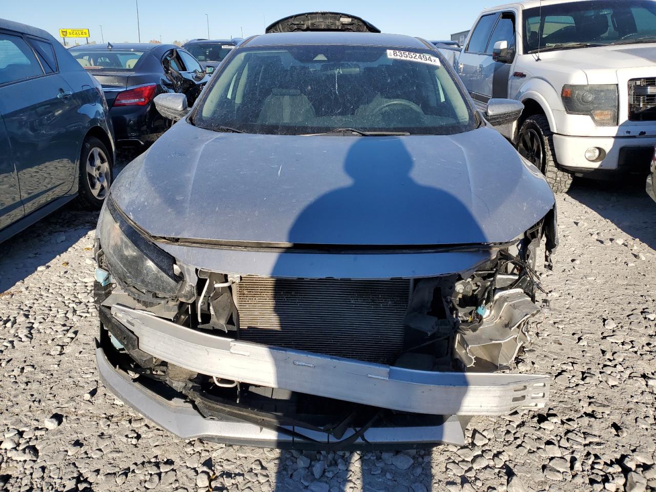 2019 Honda Civic VIN 19XFC2F65KE022661 Copart auction photo, front end damage thumbnail 5