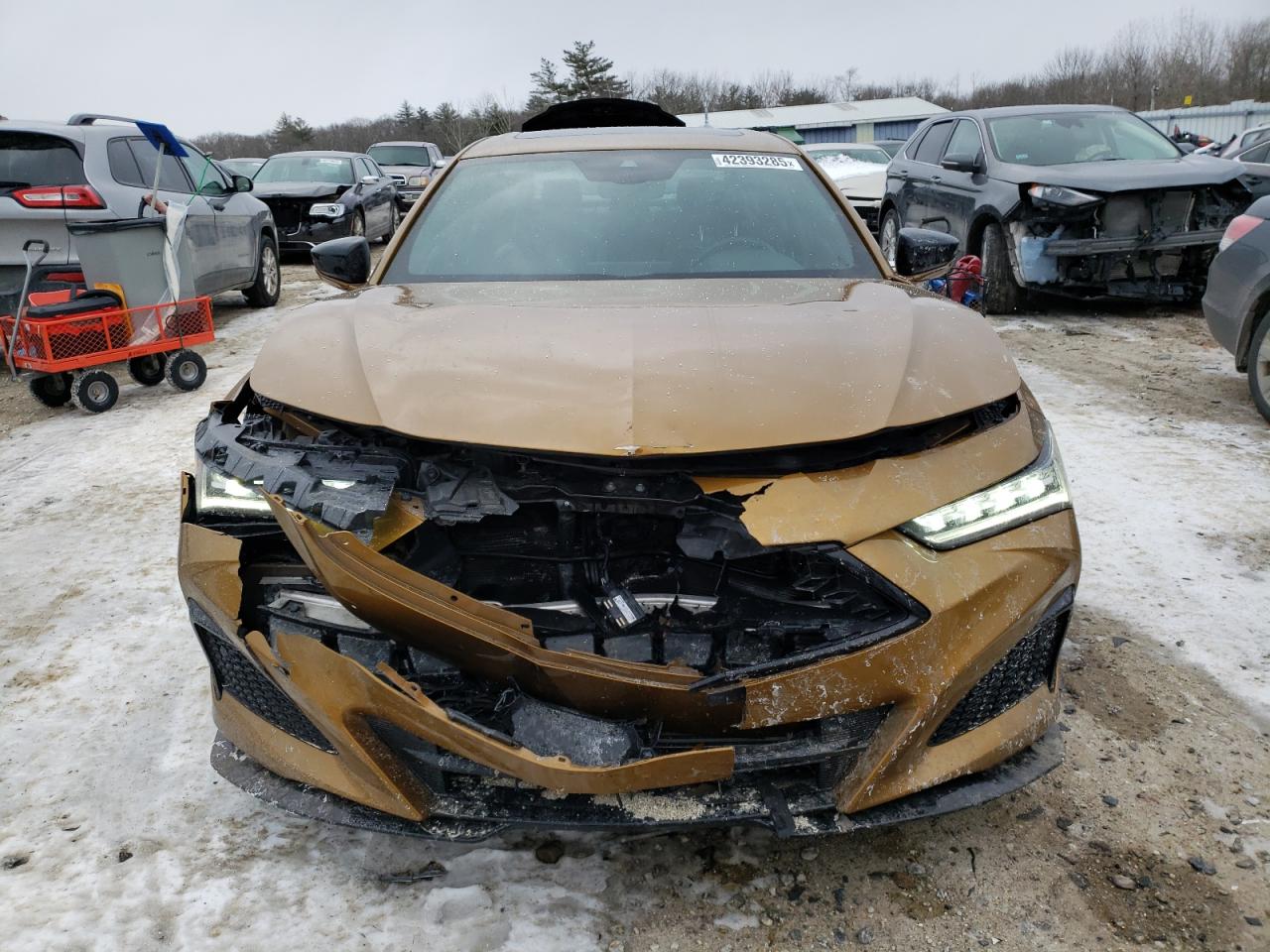 2023 Acura TLX VIN 19UUB7F9XPA003617 Copart auction photo, front end / minor dent/scratches damage thumbnail 5