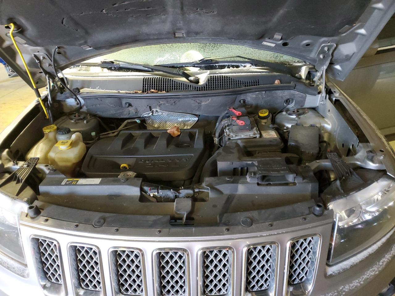 2015 Jeep Compass VIN 1C4NJDEBXFD217769 Copart auction photo, front end / side damage thumbnail 12
