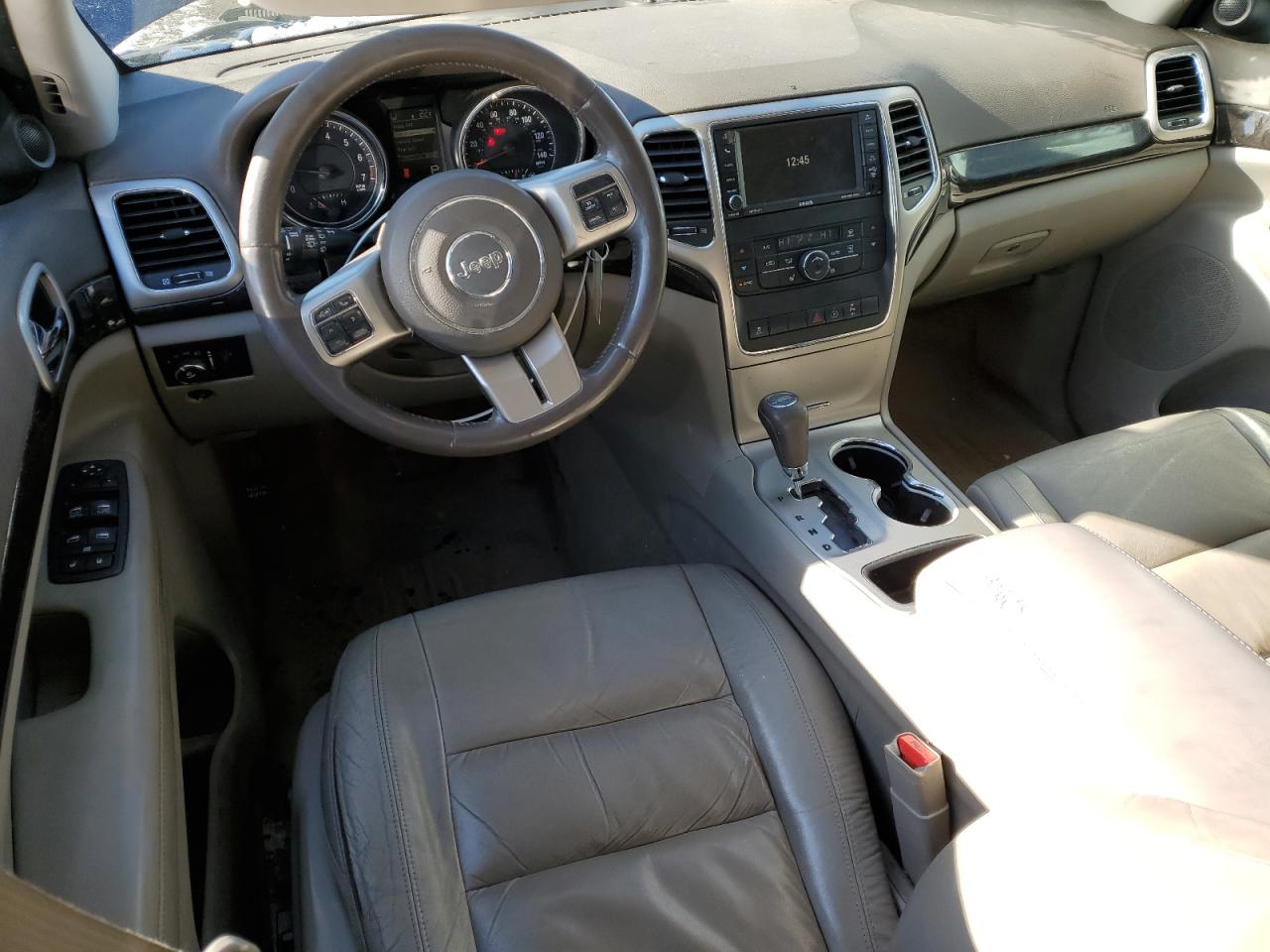 2012 Jeep Grand Cherokee VIN 1C4RJFAG2CC219239 Copart auction photo, rear end / front end damage thumbnail 8