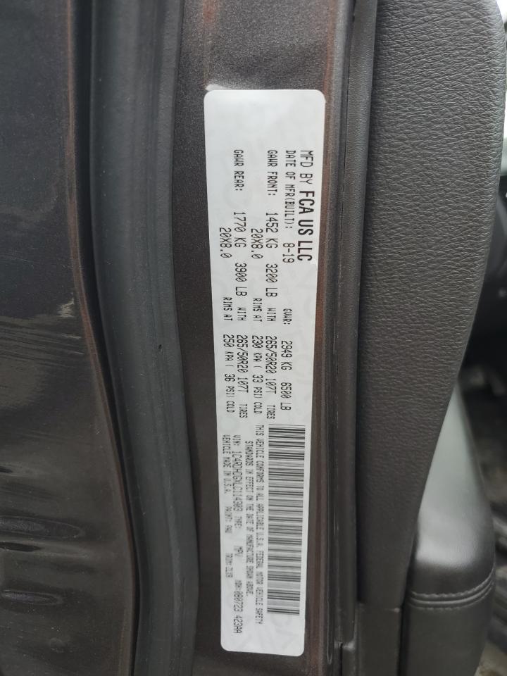 2020 Dodge Durango VIN 1C4RDHDGXLC114303 Copart auction photo, front end damage thumbnail 14