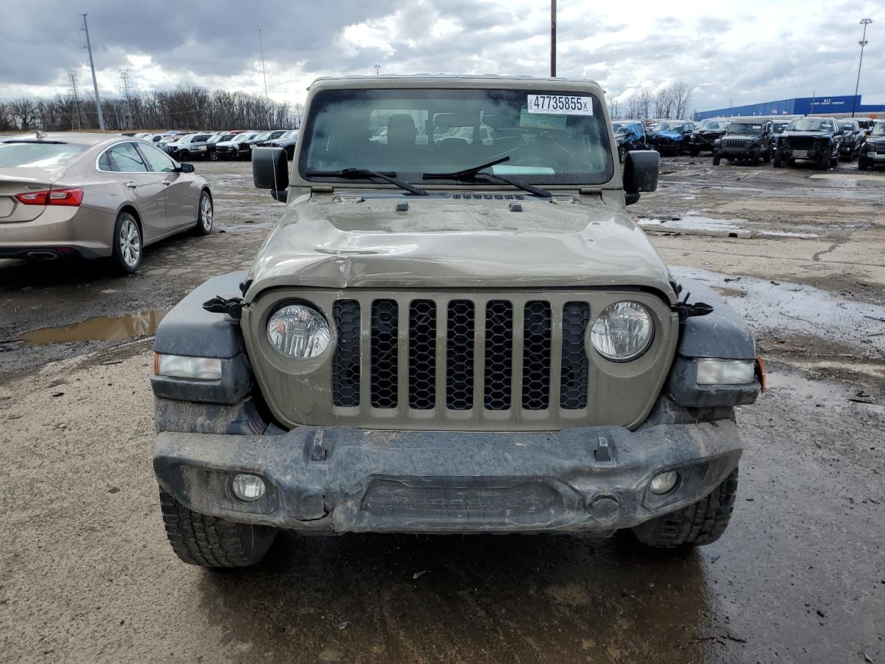 2020 Jeep Gladiator VIN 1C6JJTAG5LL161436 Copart auction photo, front end damage thumbnail 5