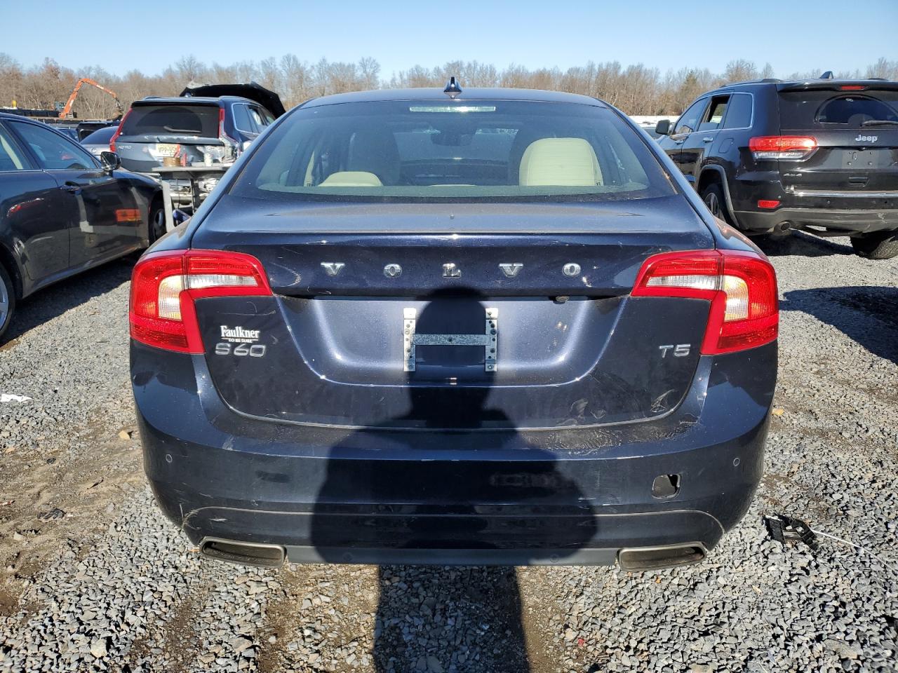 2016 Volvo S60 VIN YV126MFKXG2409980 Copart auction photo, front end damage thumbnail 6