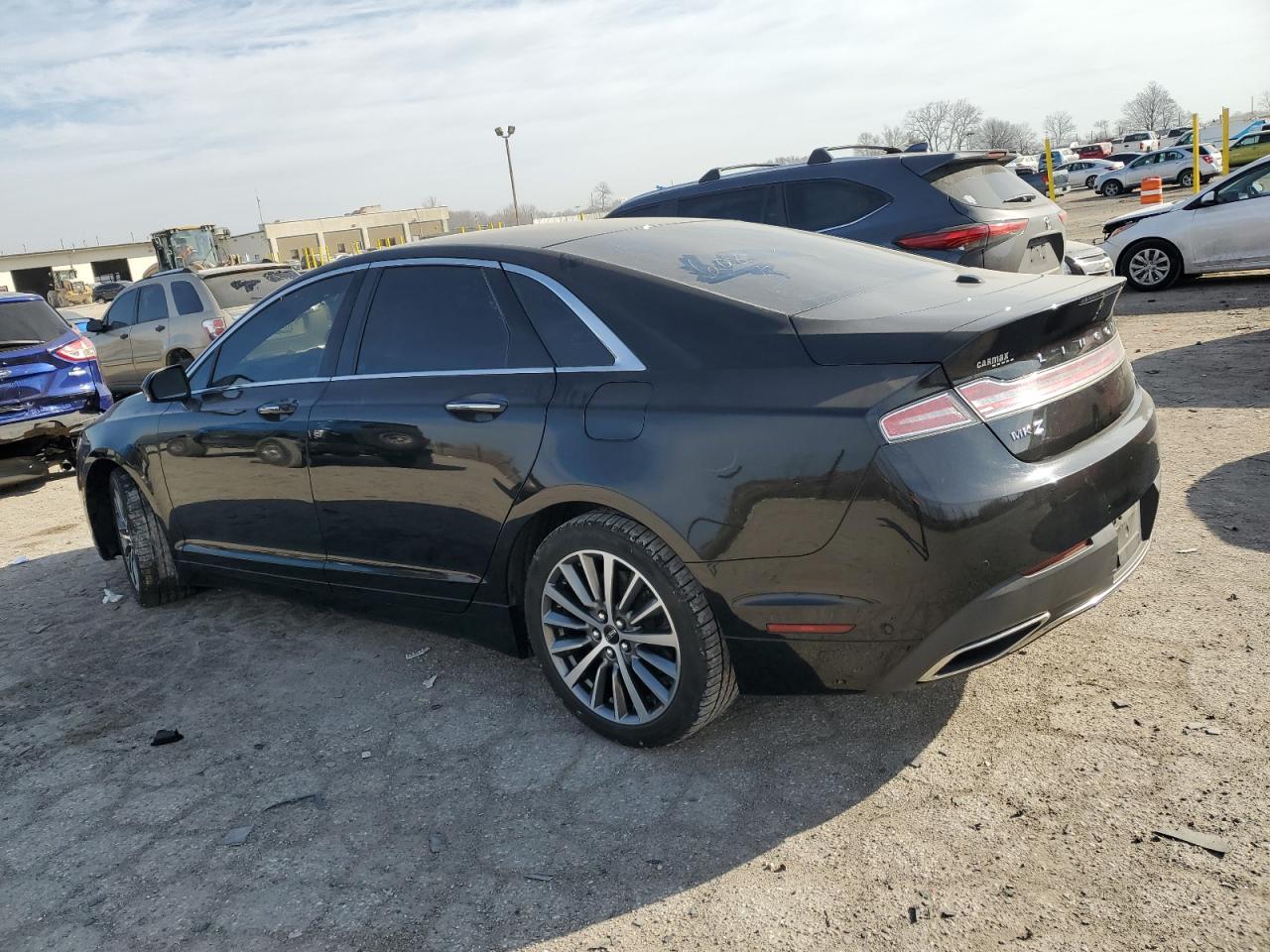 2018 Lincoln MKZ VIN 3LN6L5LU3JR608766 Copart auction photo, front end / side damage thumbnail 2