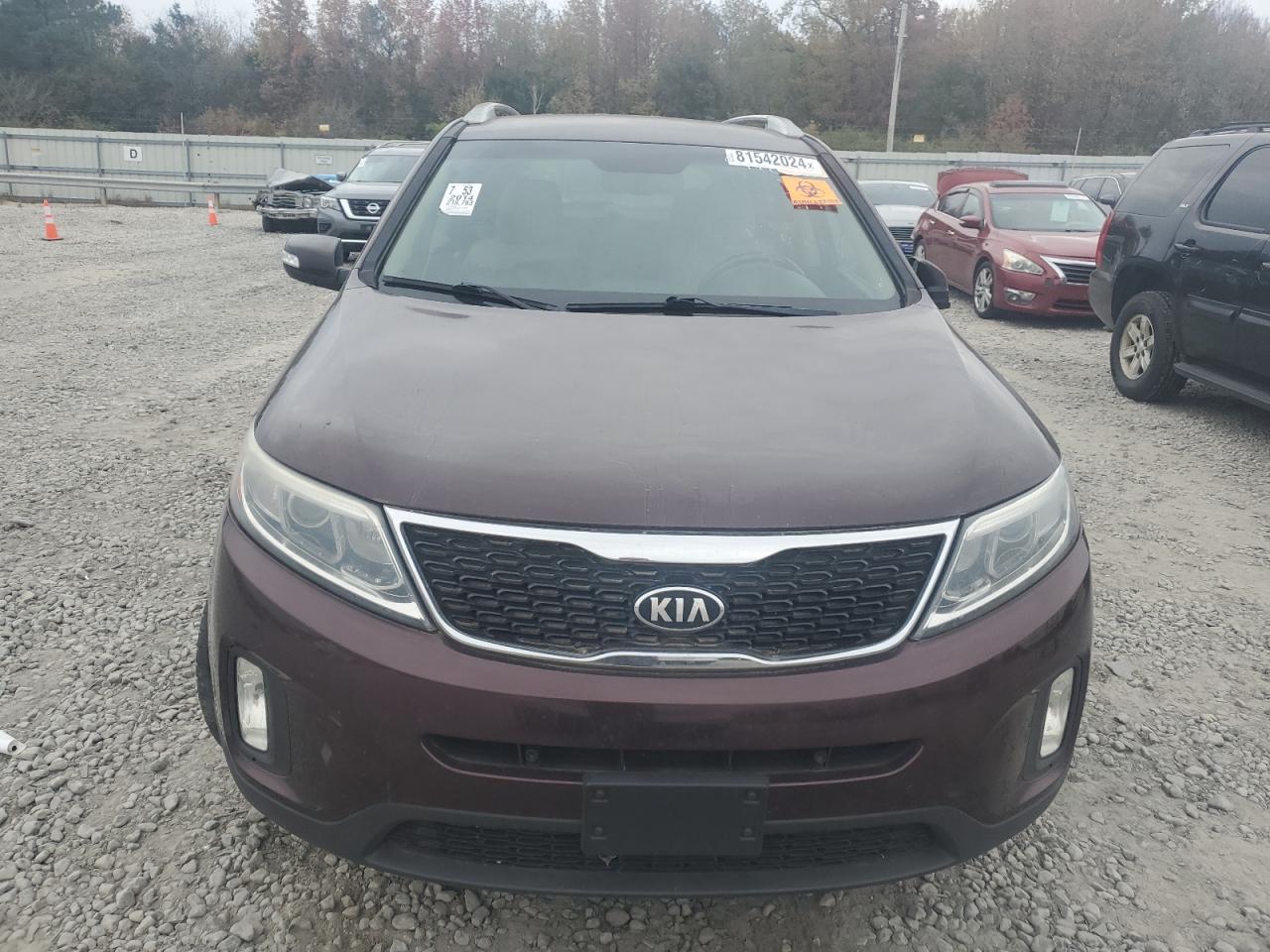 2014 KIA Sorento VIN 5XYKTCA62EG478569 Copart auction photo, minor dent/scratches damage thumbnail 5