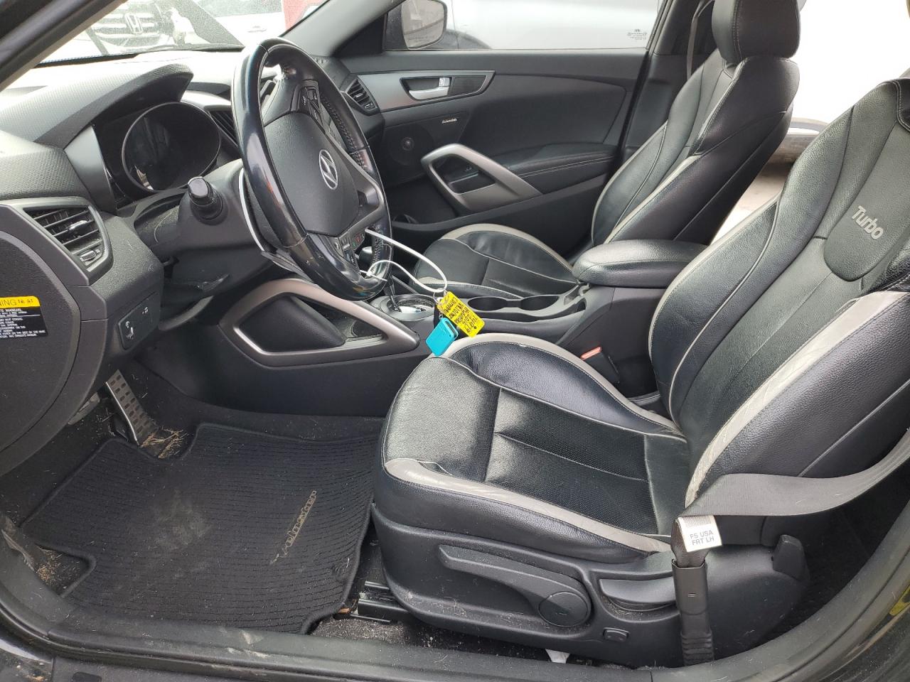 2015 Hyundai Veloster VIN KMHTC6AE9FU229405 Copart auction photo, front end damage thumbnail 7