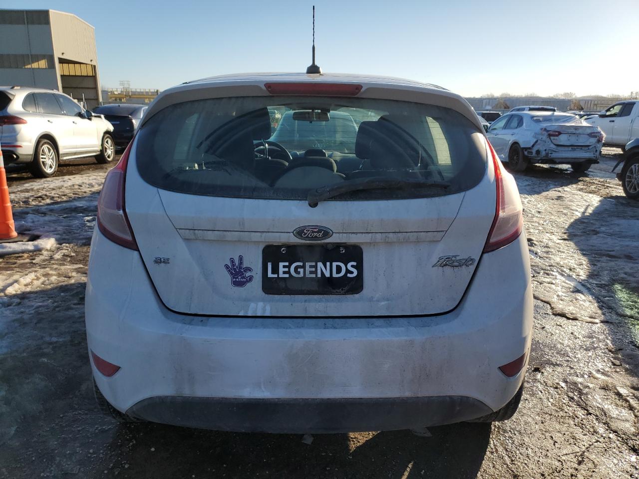 2018 Ford Fiesta VIN 3FADP4EJ8JM132384 Copart auction photo, front end damage thumbnail 6