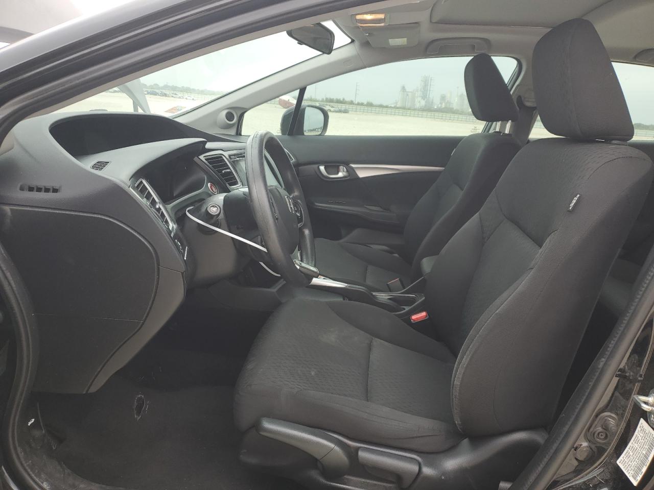 2015 Honda Civic VIN 19XFB2F87FE074139 Copart auction photo, front end / side damage thumbnail 7