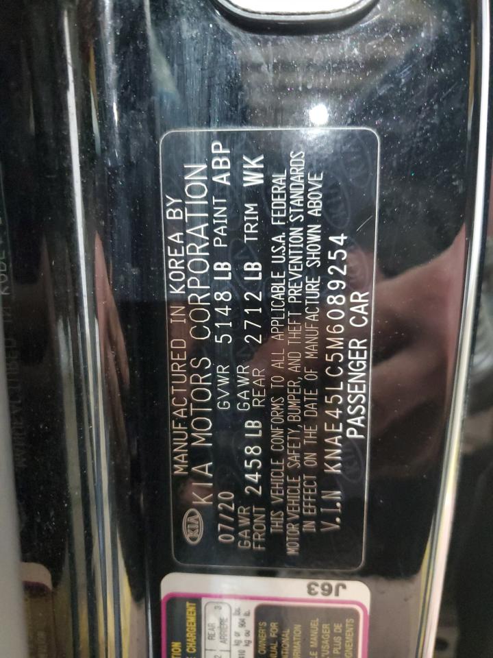 2021 KIA Stinger VIN KNAE45LC5M6089254 Copart auction photo, rear end / minor dent/scratches damage thumbnail 13
