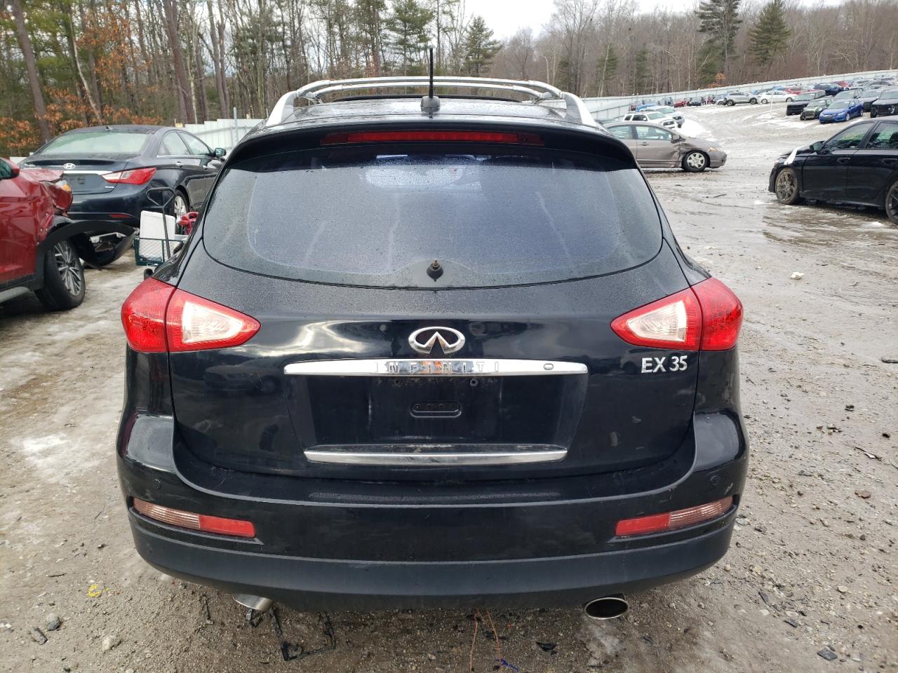 2009 Infiniti EX VIN JNKAJ09F49M951038 Copart auction photo, front end / undercarriage damage thumbnail 6