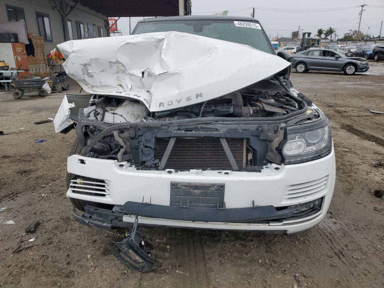 2015 Land Rover Range Rover VIN SALGS3TF6FA223147 Copart auction photo, front end damage thumbnail 5