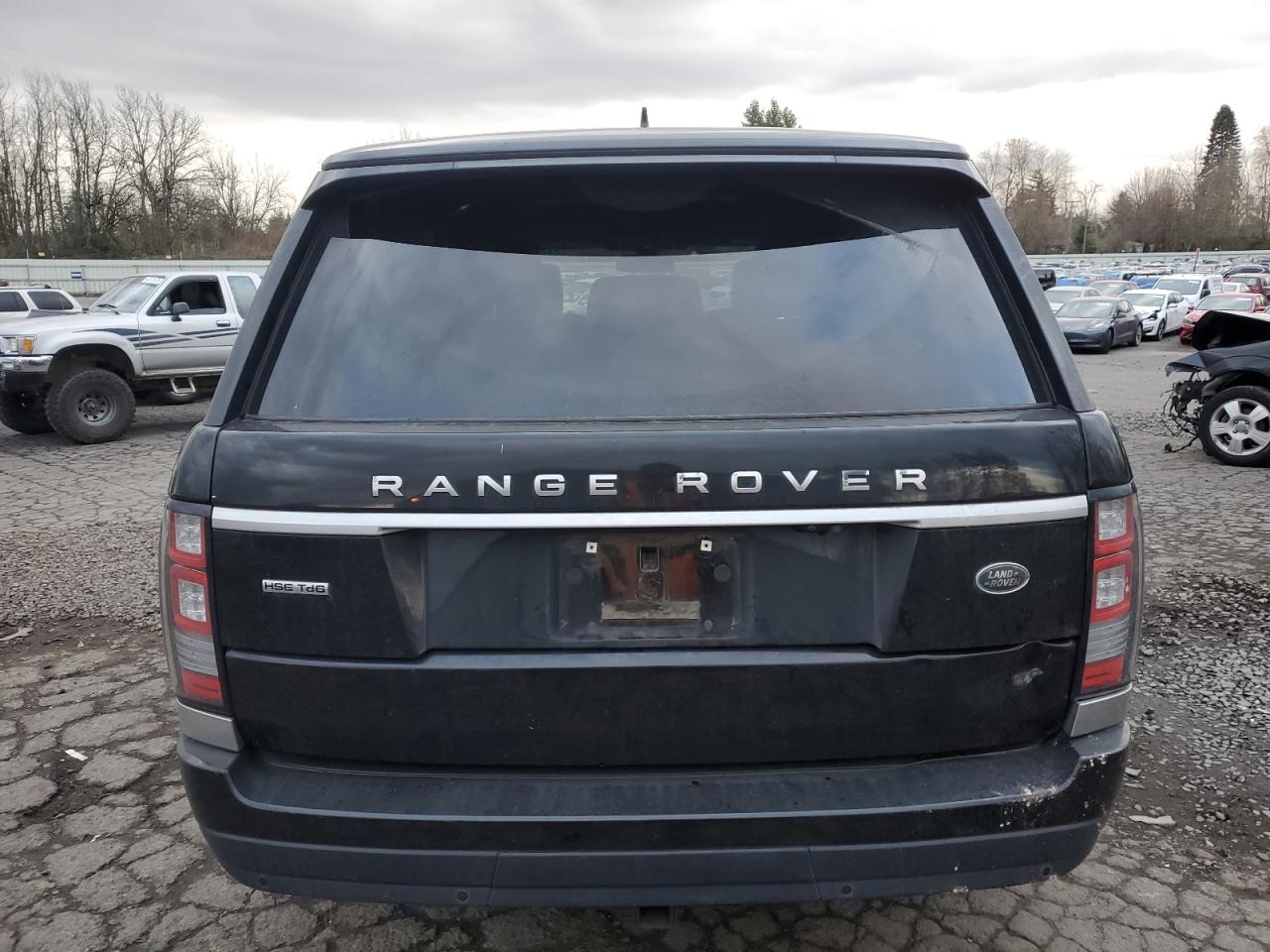2016 Land Rover Range Rover VIN SALGS2KF4GA244706 Copart auction photo, front end damage thumbnail 6