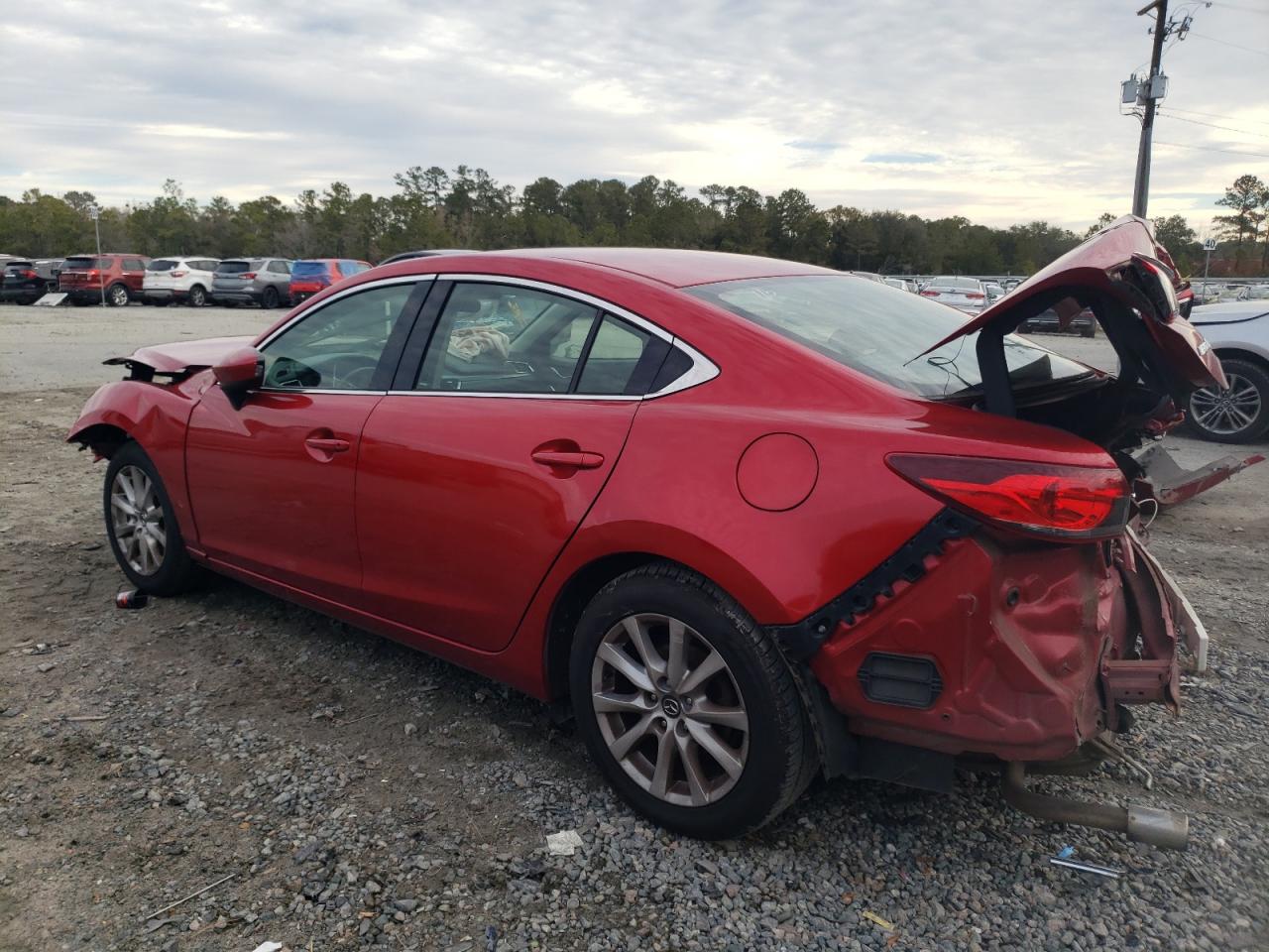 2016 Mazda 6 VIN JM1GJ1U5XG1411787 Copart auction photo, all over damage thumbnail 2