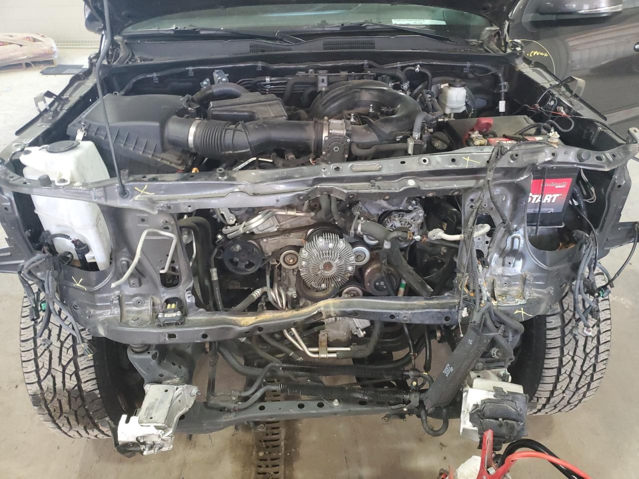 2017 Toyota Tacoma VIN 3TMCZ5ANXHM080667 Copart auction photo, front end damage thumbnail 11