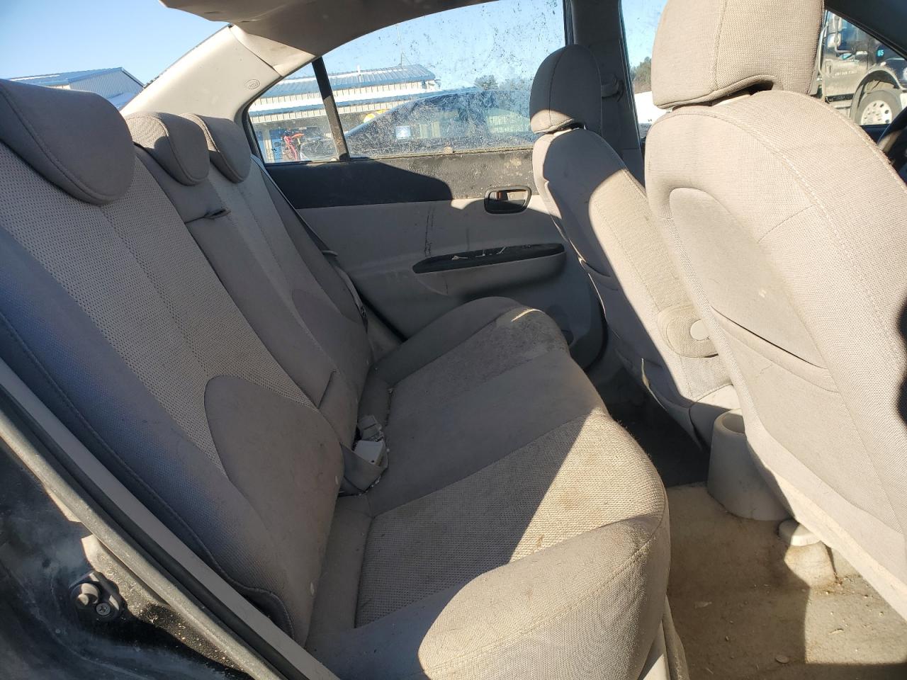2007 Hyundai Accent VIN KMHCN46C37U127718 Copart auction photo, all over damage thumbnail 10