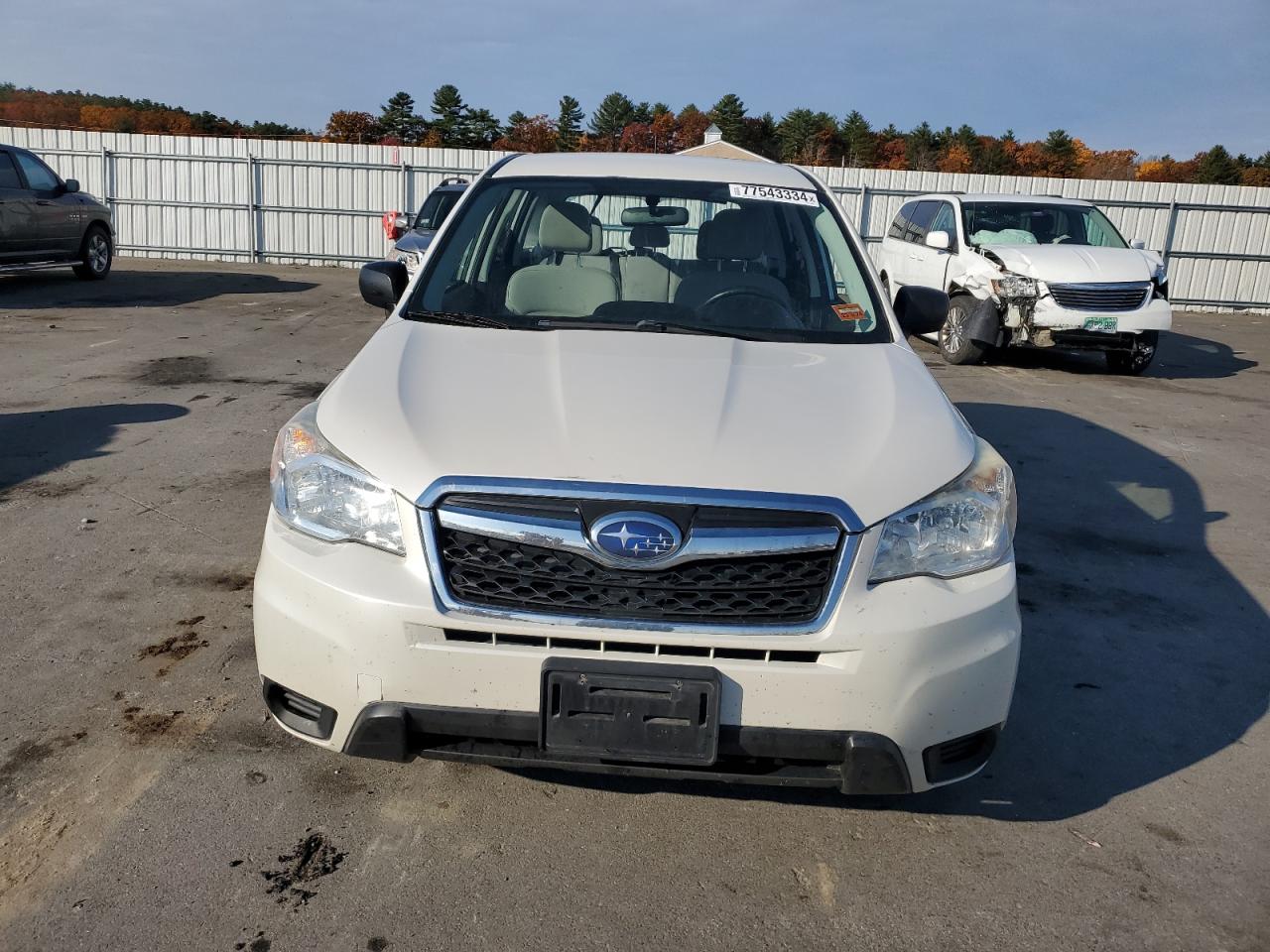 2014 Subaru Forester VIN JF2SJAACXEH488596 Copart auction photo, side / rear end damage thumbnail 5