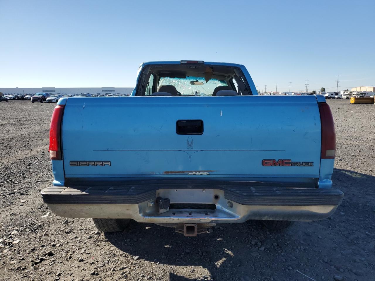 1995 GMC Sierra VIN 2GTEK19K1S1548851 Copart auction photo, all over damage thumbnail 6