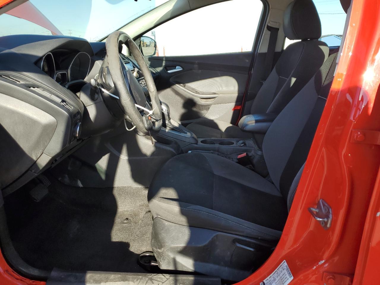 2013 Ford Focus VIN 1FADP3F22DL337707 Copart auction photo, side / front end damage thumbnail 7