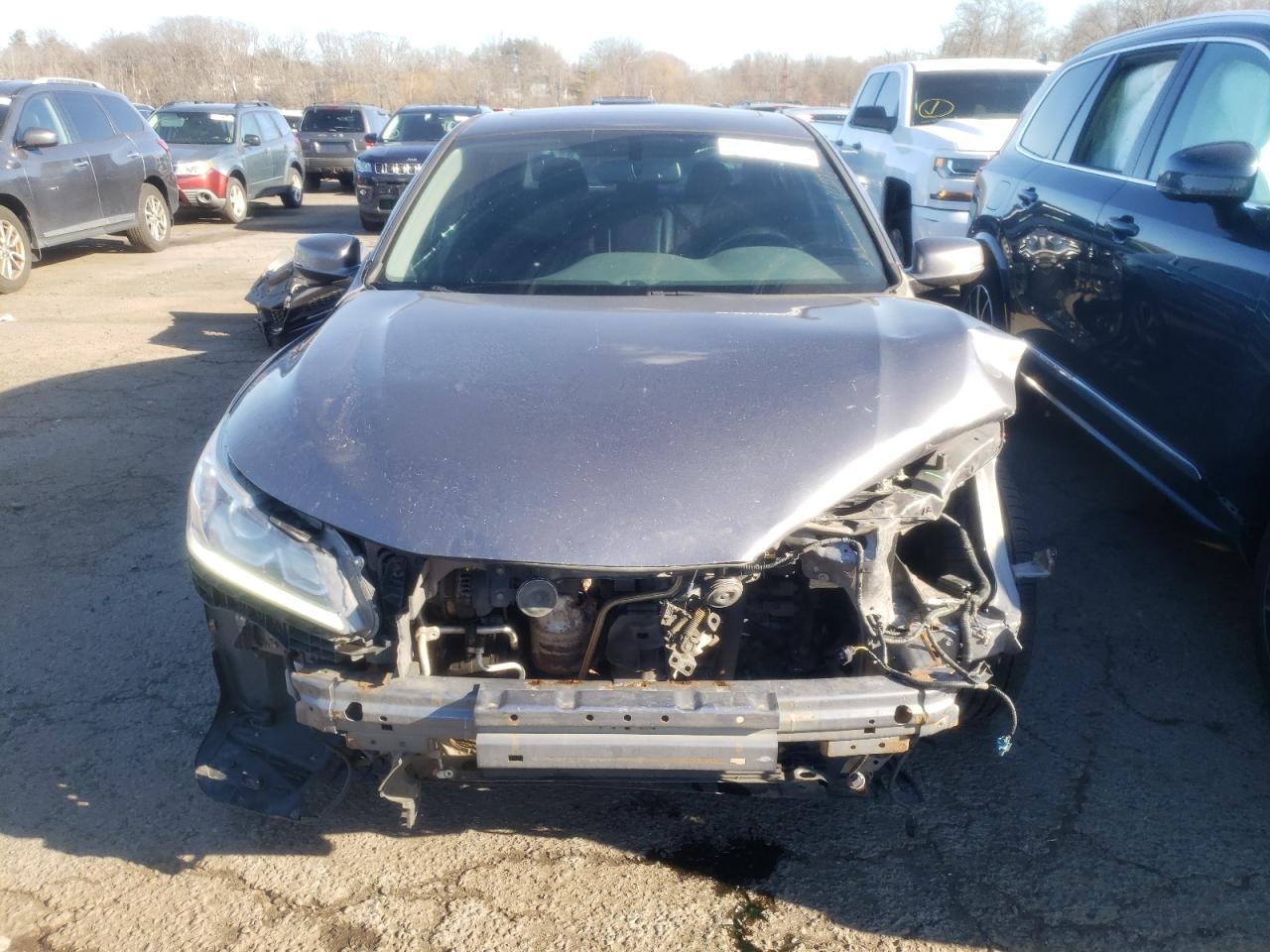 2016 Honda Accord VIN 1HGCR3F87GA001685 Copart auction photo, front end damage thumbnail 5