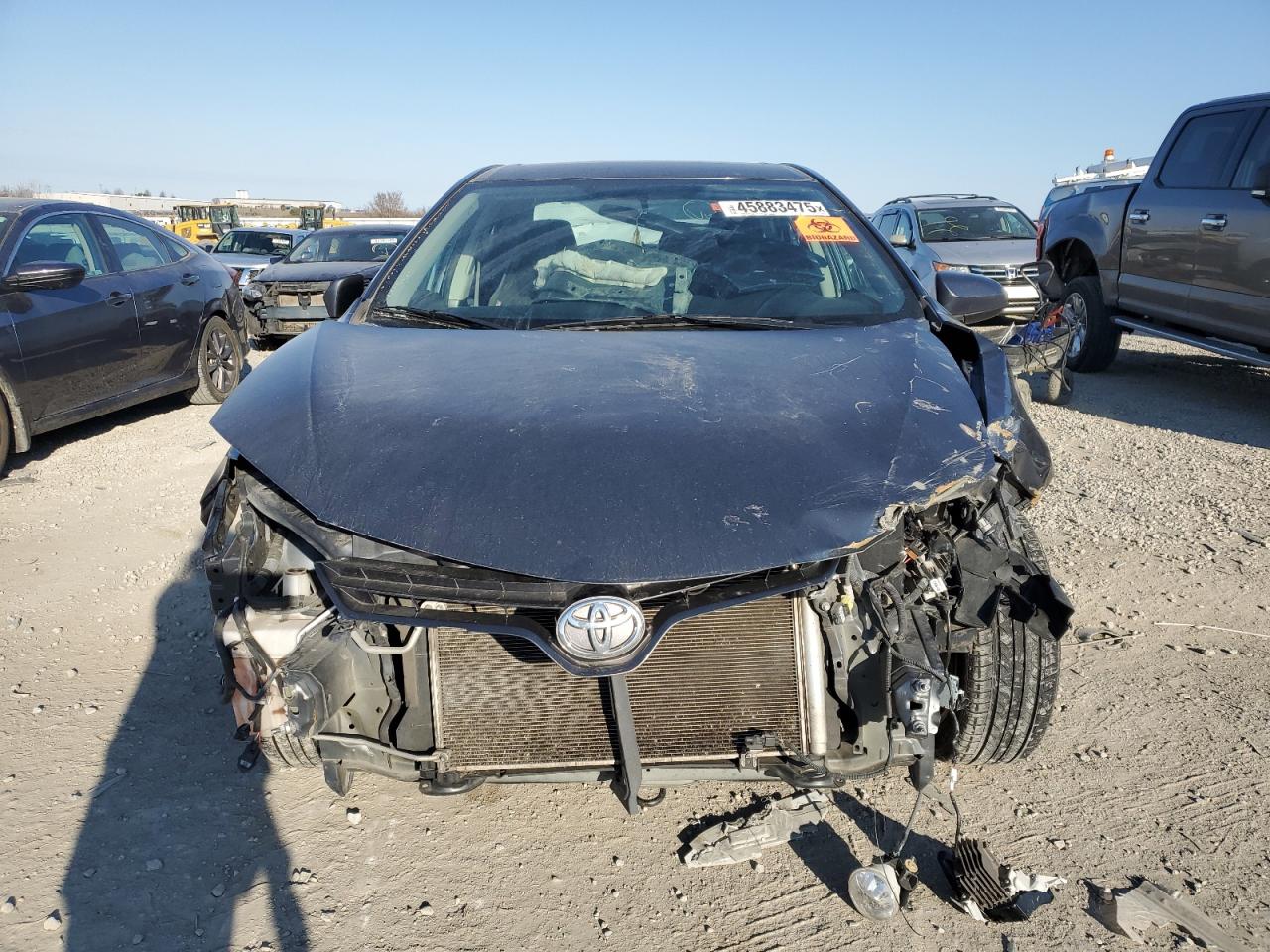 2015 Toyota Corolla VIN 2T1BURHE7FC238346 Copart auction photo, front end / rear end damage thumbnail 5