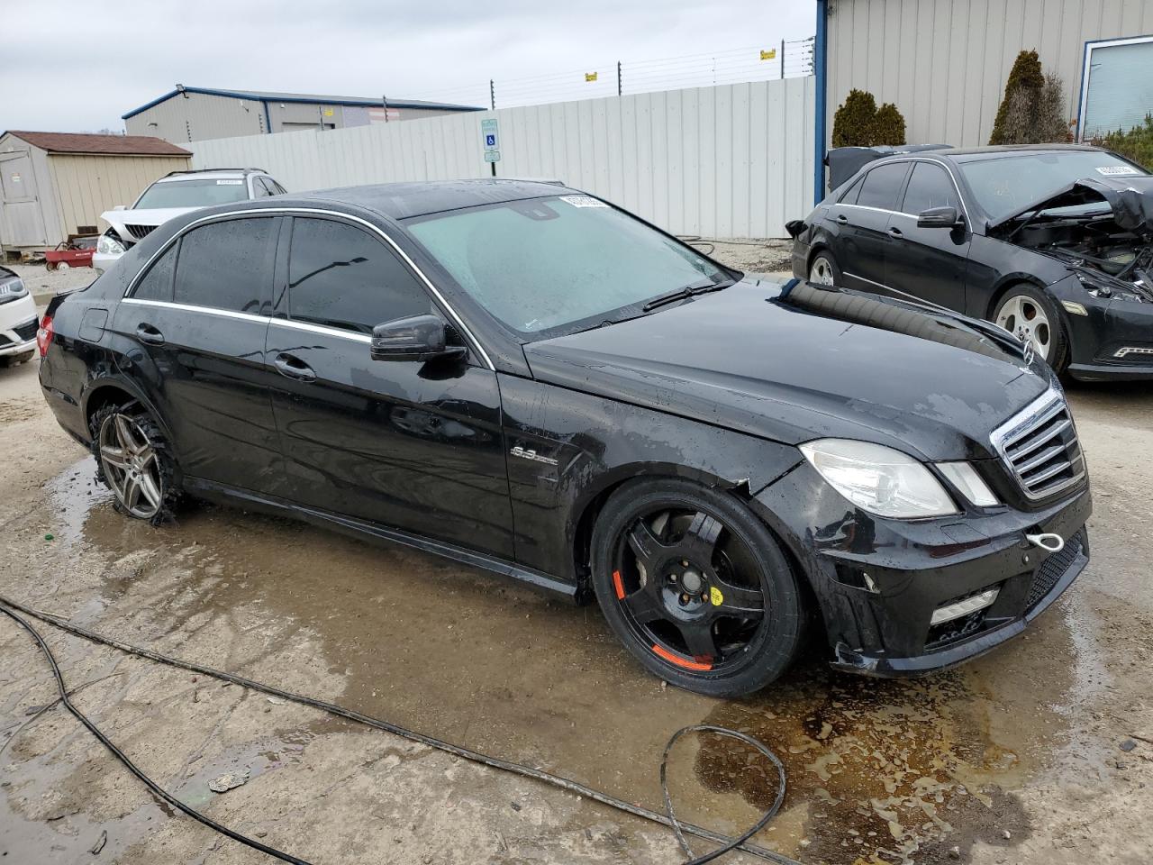 2010 Mercedes-Benz E-klasse VIN WDDHF7HB8AA113602 Copart auction photo, front end damage thumbnail 4