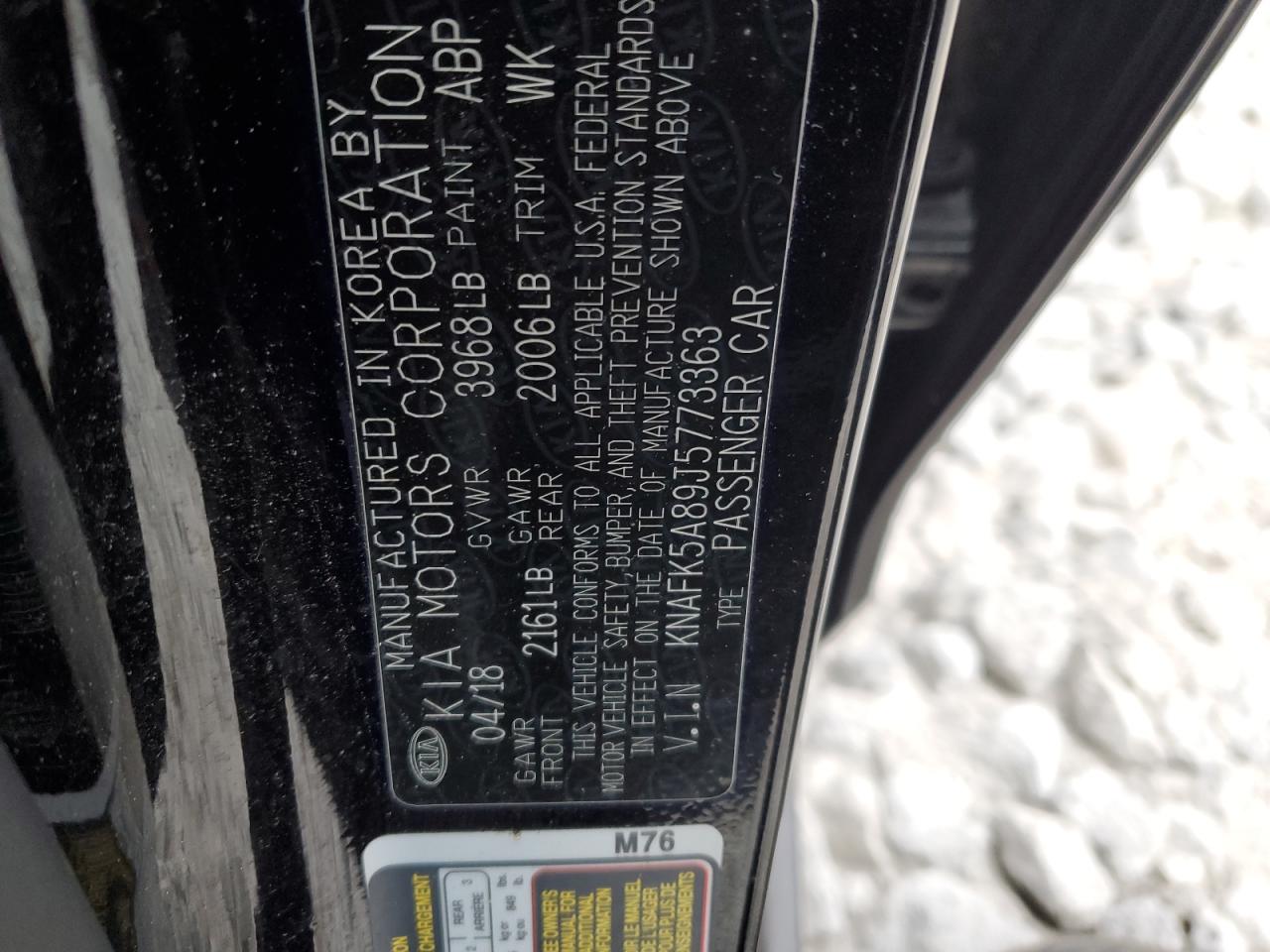 2018 KIA Forte VIN KNAFK5A89J5773363 Copart auction photo, side damage thumbnail 14